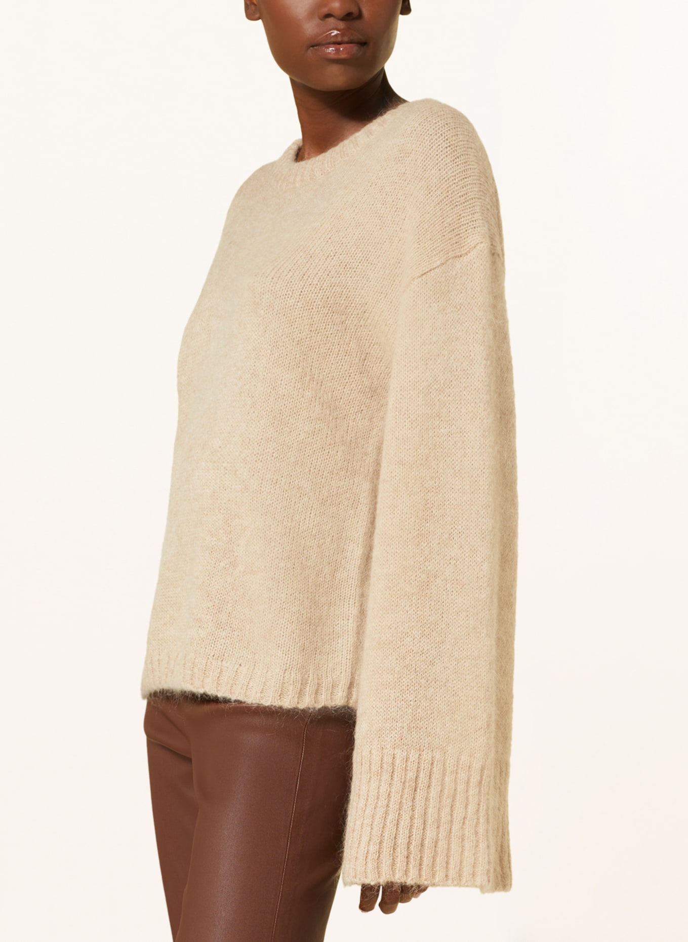BY MALENE BIRGER Sweater CIERRA with mohair, Color: BEIGE (Image 4)