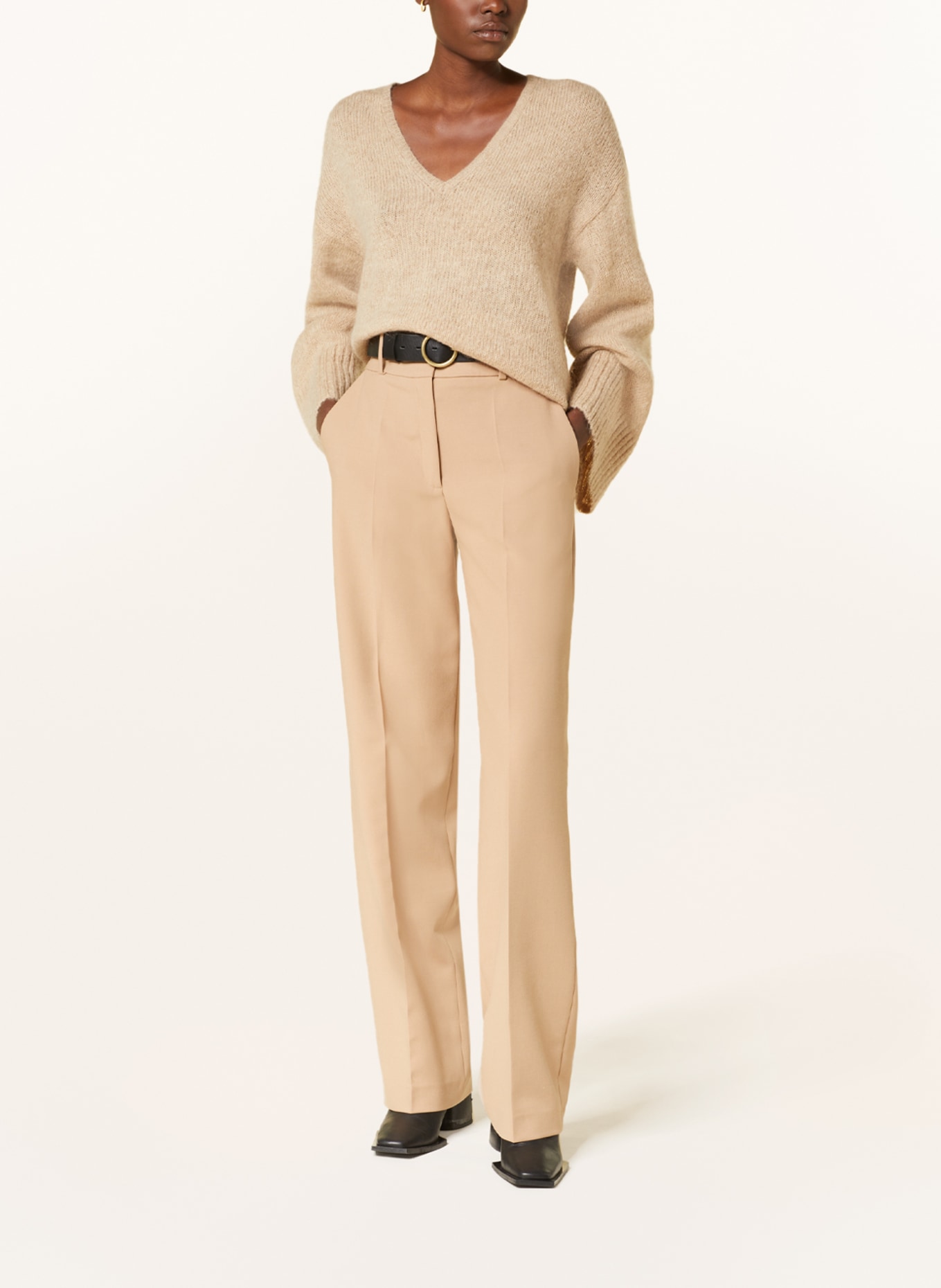 BY MALENE BIRGER Oversized sweater CIMONE with mohair, Color: BEIGE (Image 2)