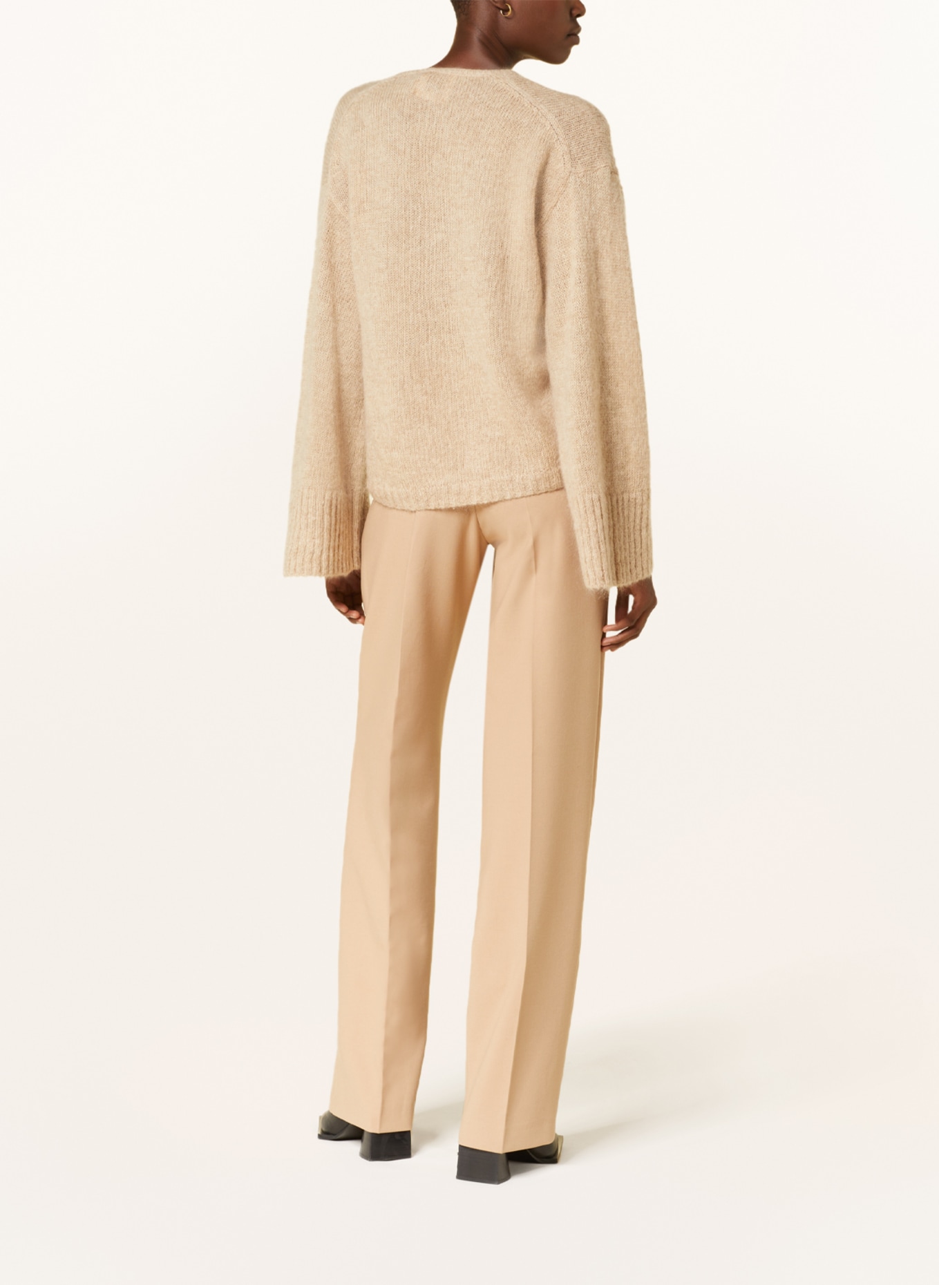 BY MALENE BIRGER Oversized sweater CIMONE with mohair, Color: BEIGE (Image 3)