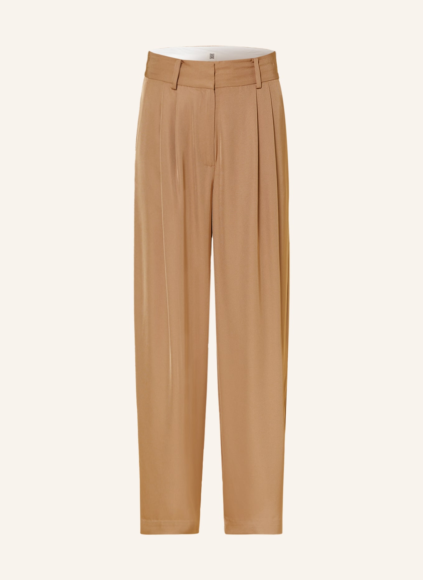 BY MALENE BIRGER Wide leg trousers PISCALI, Color: LIGHT BROWN (Image 1)