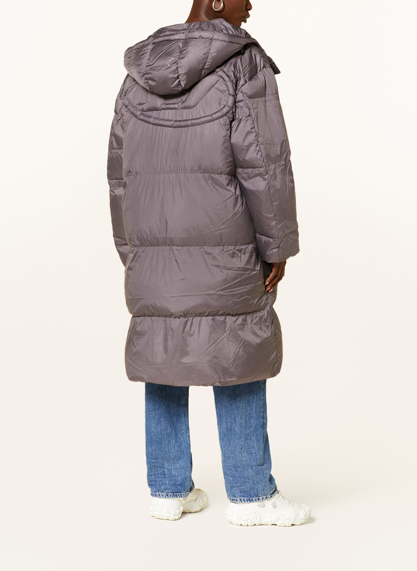 DIESEL Quilted coat TAKRY: GRAY