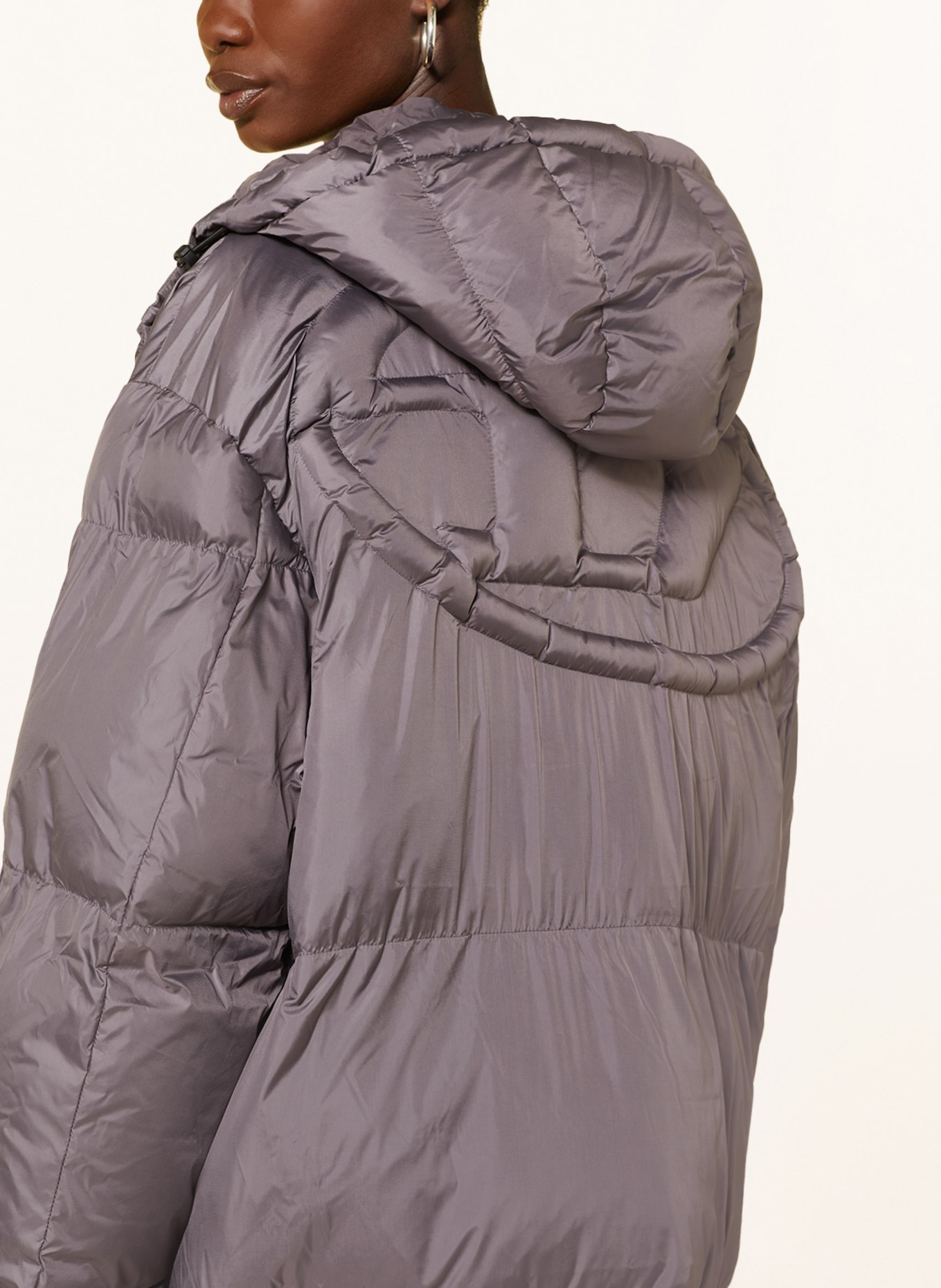 DIESEL Quilted coat TAKRY: GRAY