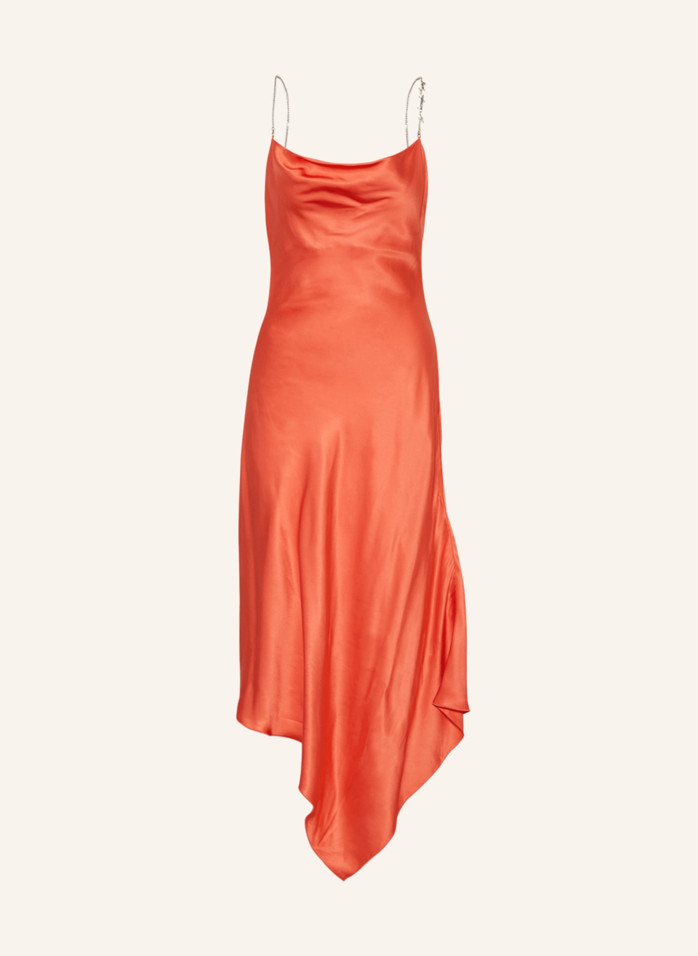 DIESEL Satin dress MINT, Color: RED (Image 1)