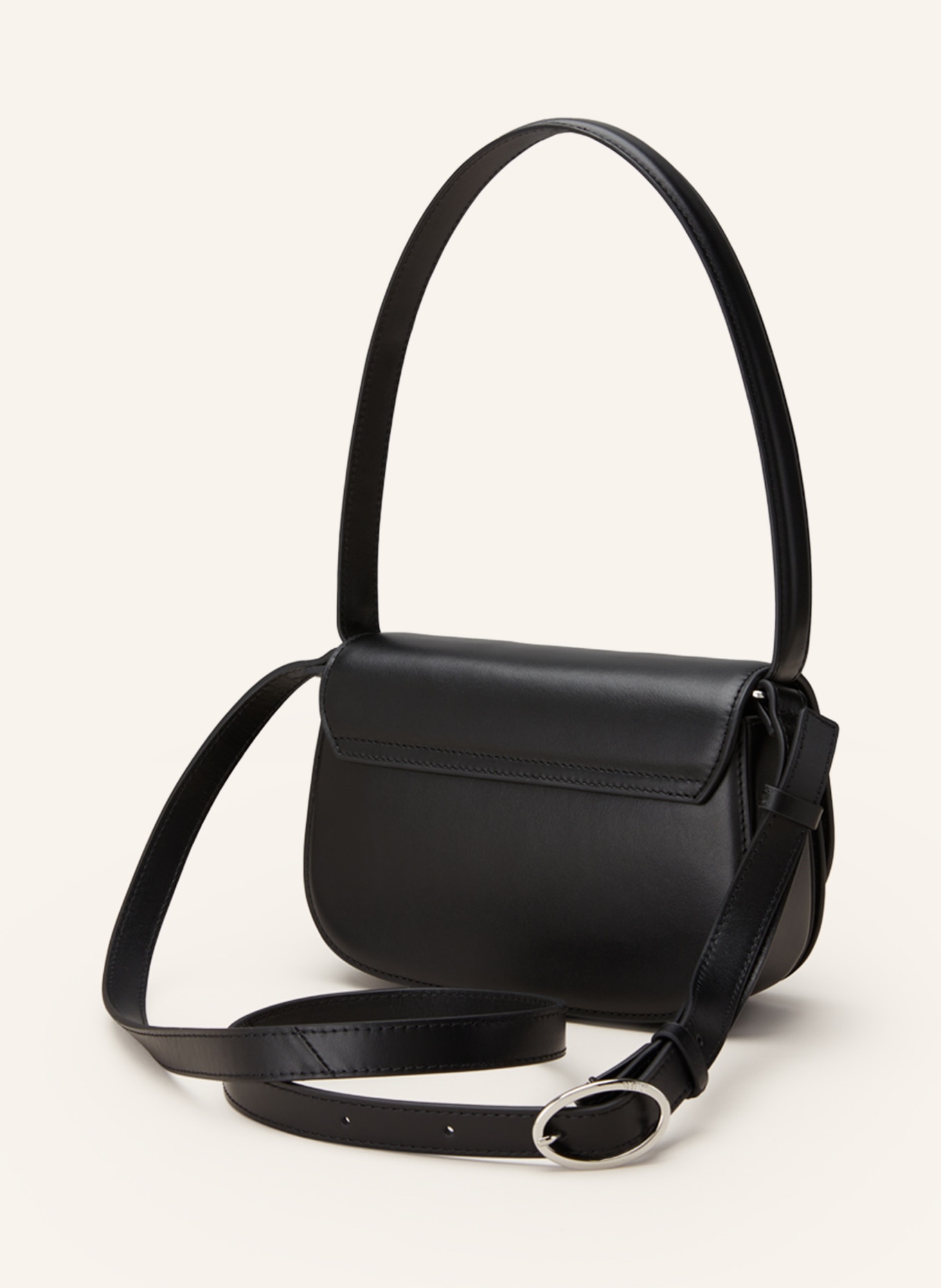 DIESEL Schultertasche 1DR: SCHWARZ