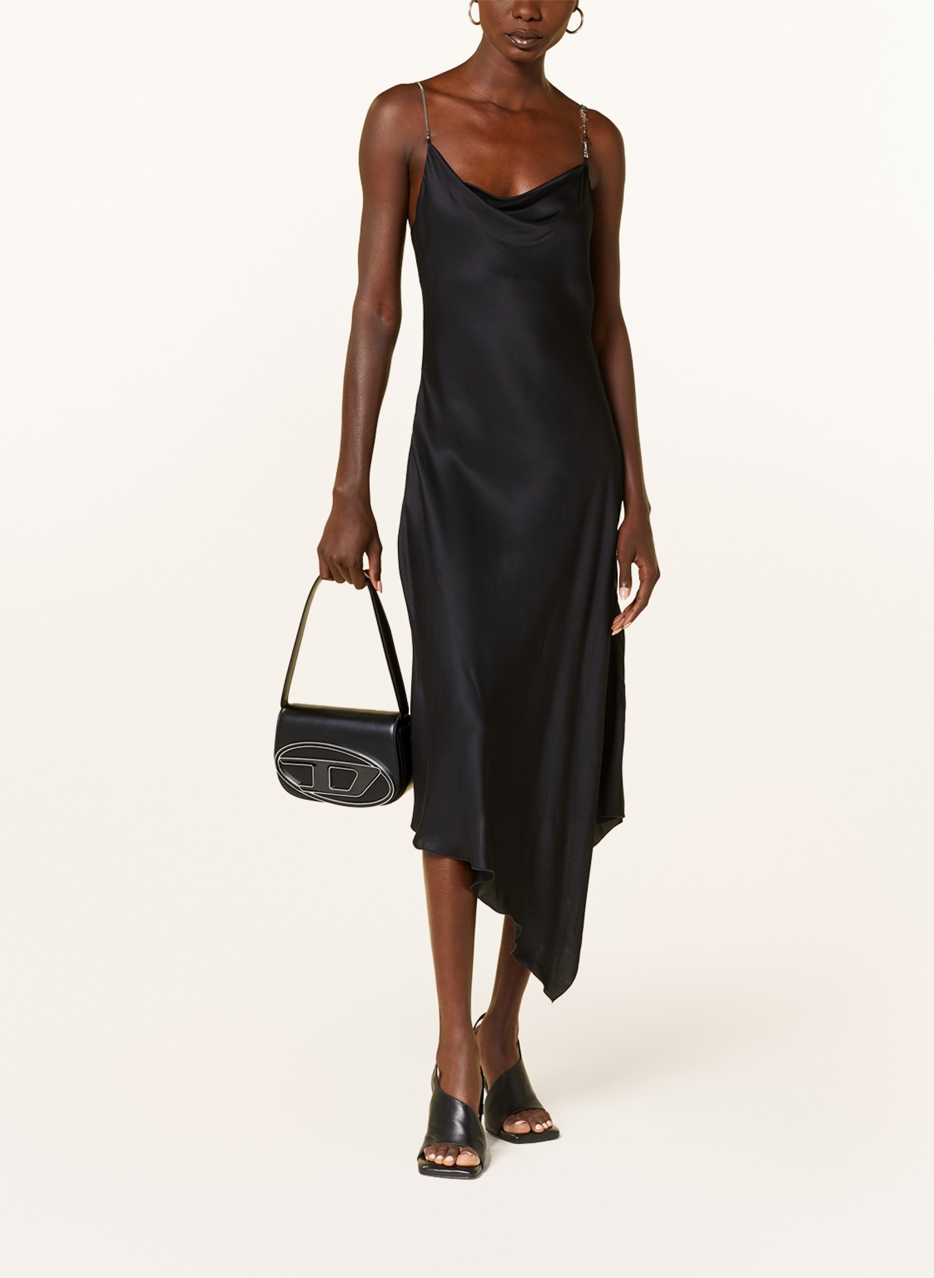 DIESEL Schultertasche 1DR: SCHWARZ