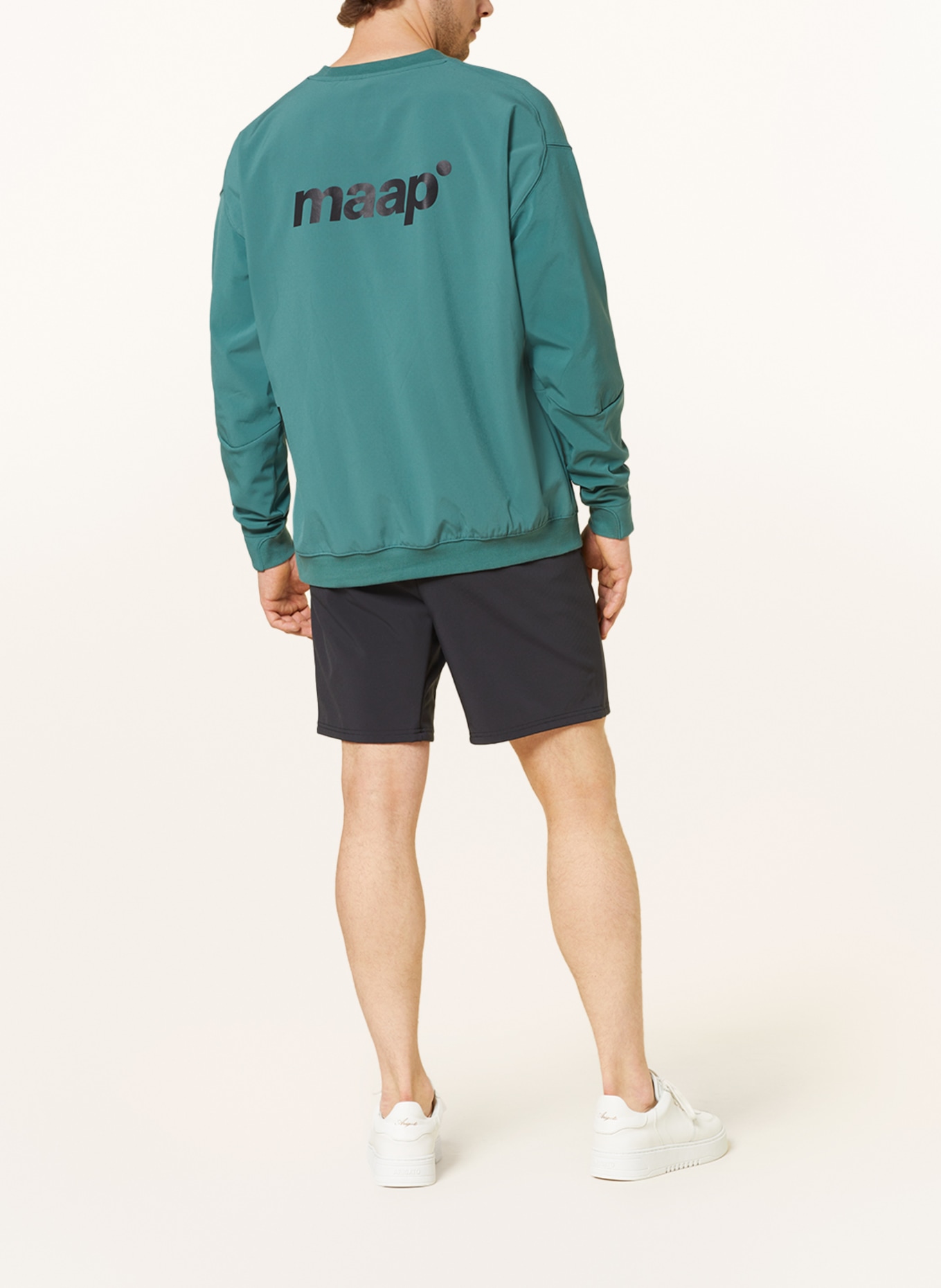 MAAP Sweatshirt TRAINING CREW, Color: TEAL/ BLACK (Image 3)