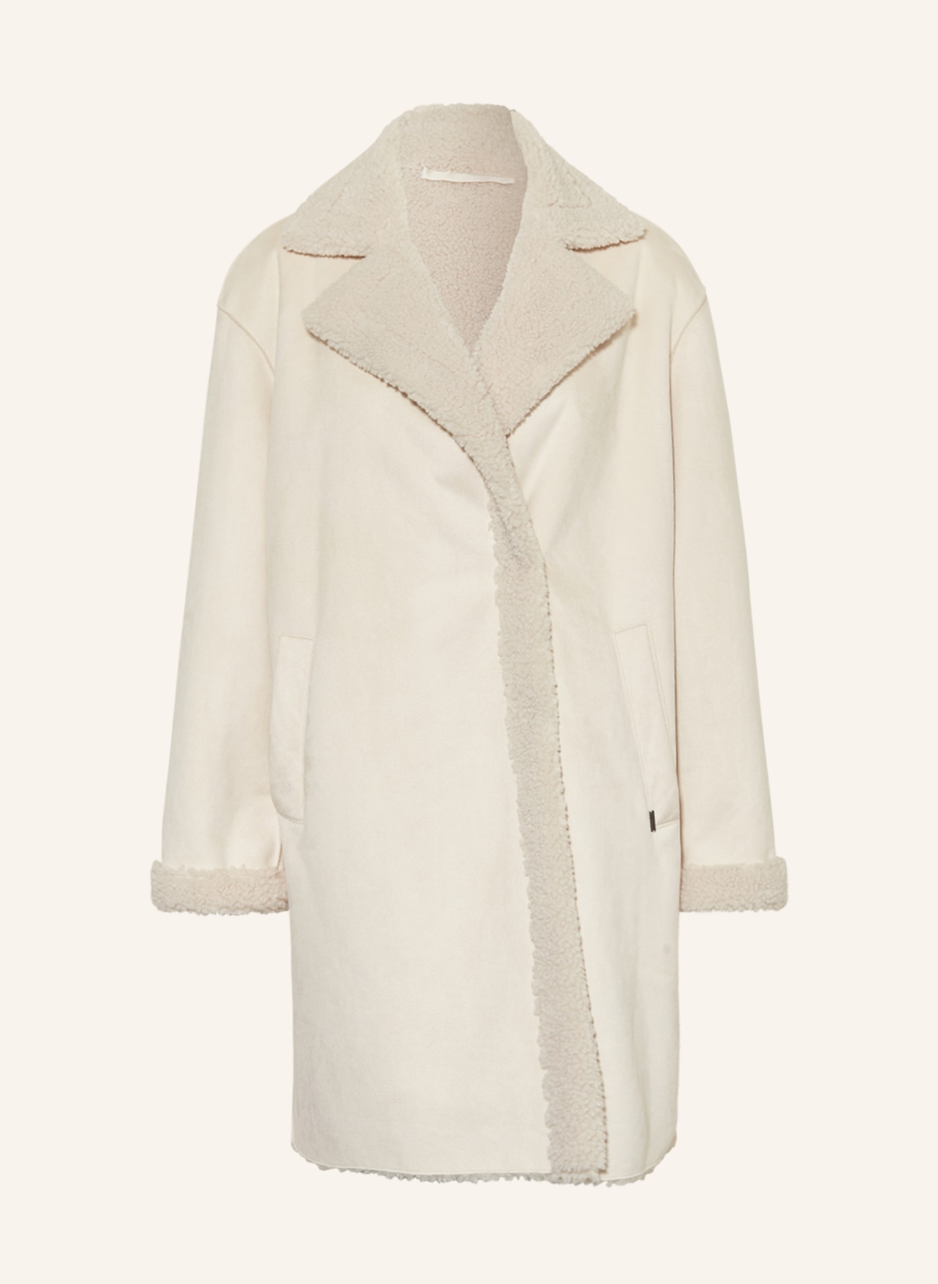 White Label Teddy coat, Color: ECRU (Image 1)