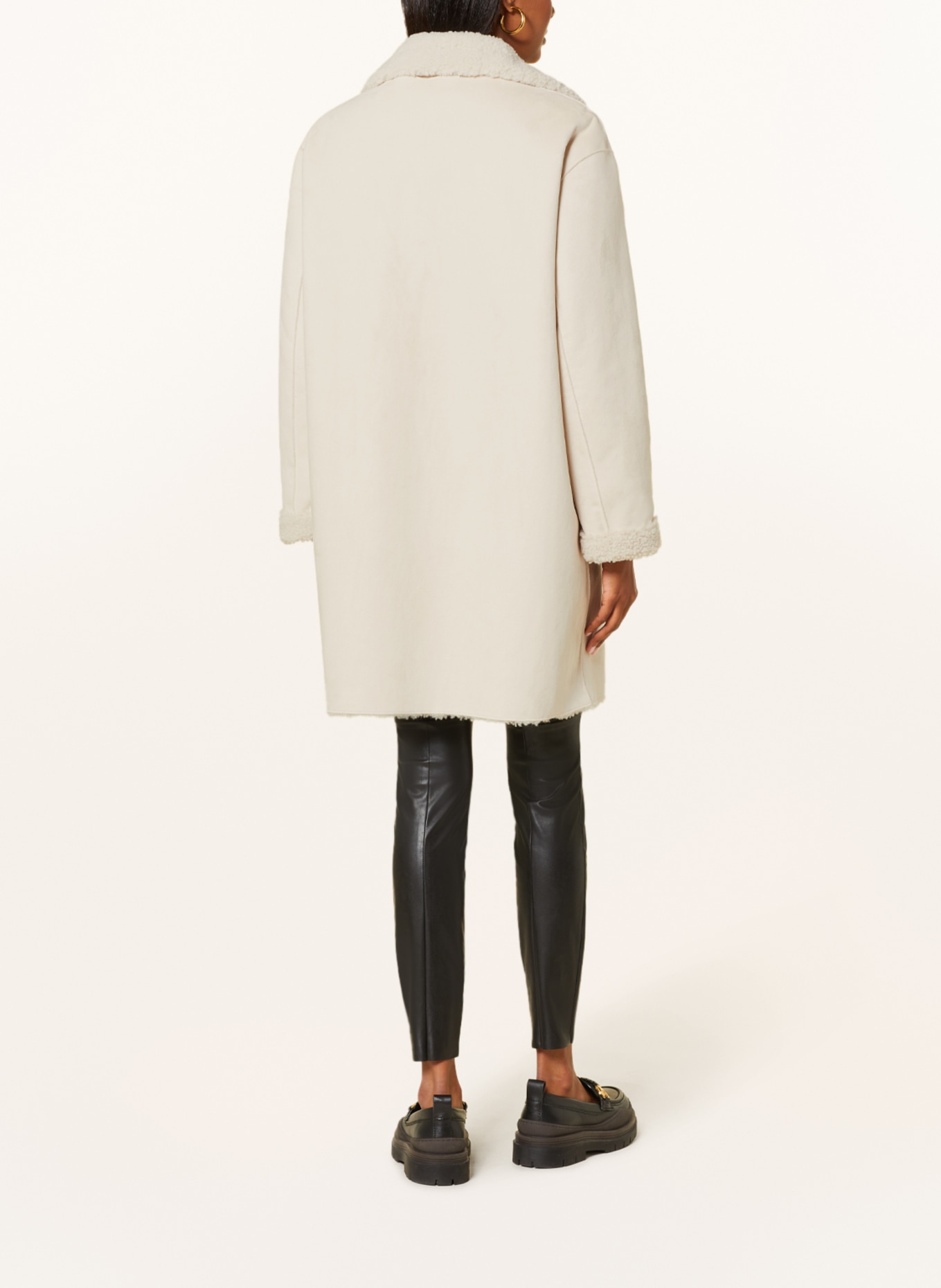 White Label Plyšový kabát, Barva: REŽNÁ (Obrázek 3)