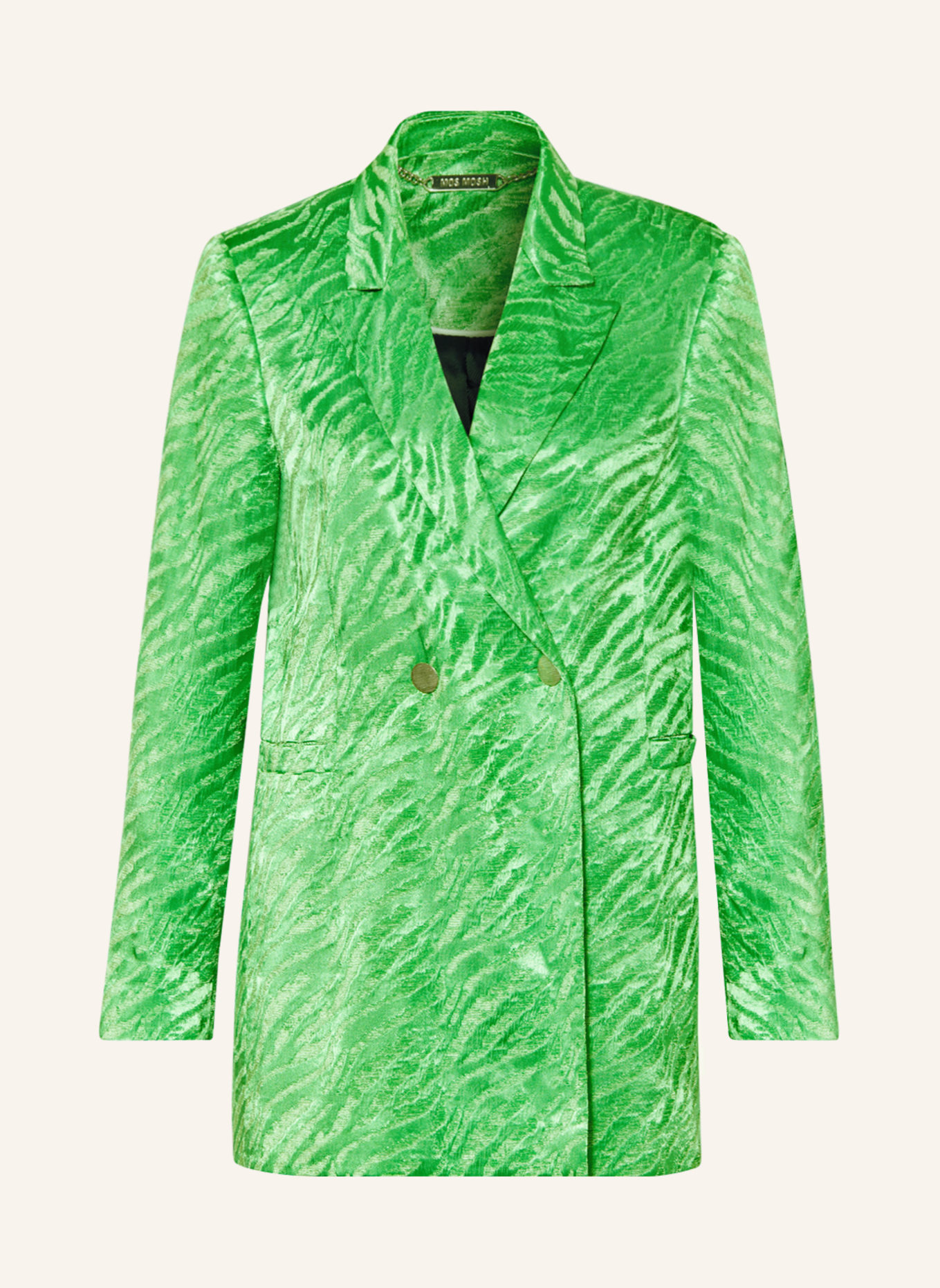 MOS MOSH Jacquard blazer MMGEENA RIZI, Color: LIGHT GREEN (Image 1)