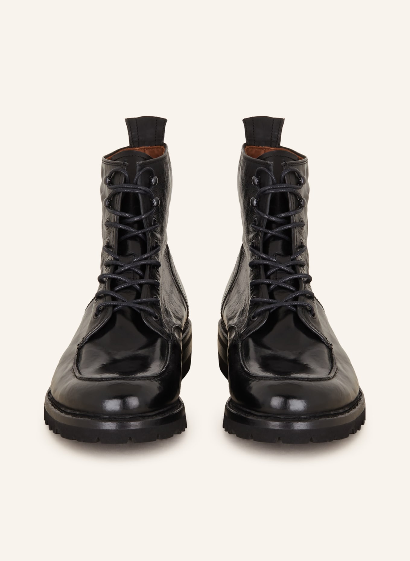 Cordwainer Lace-up boots, Color: BLACK (Image 3)