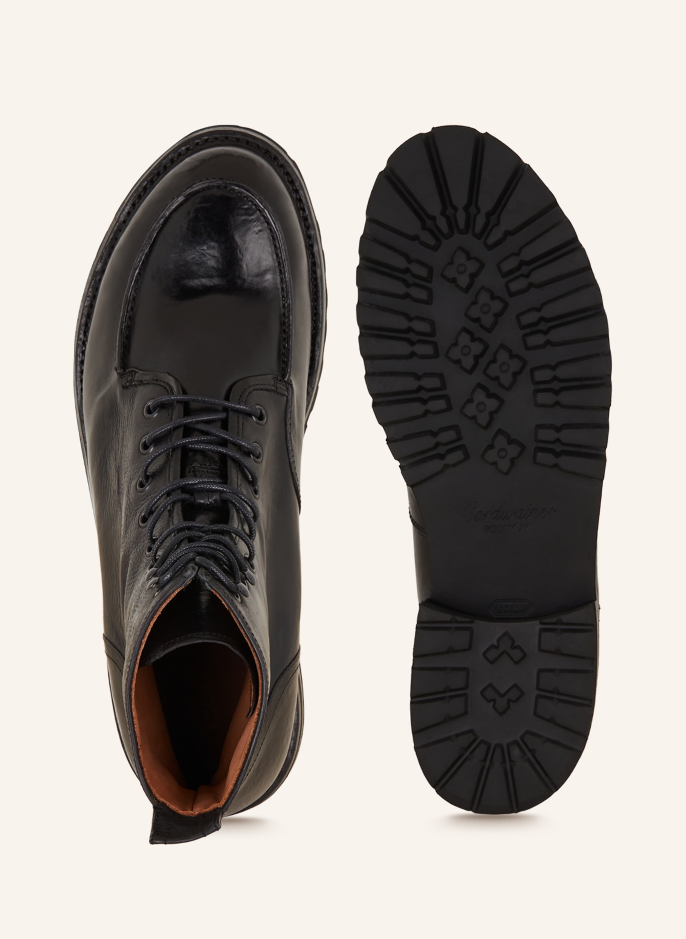 Cordwainer Lace-up boots, Color: BLACK (Image 5)