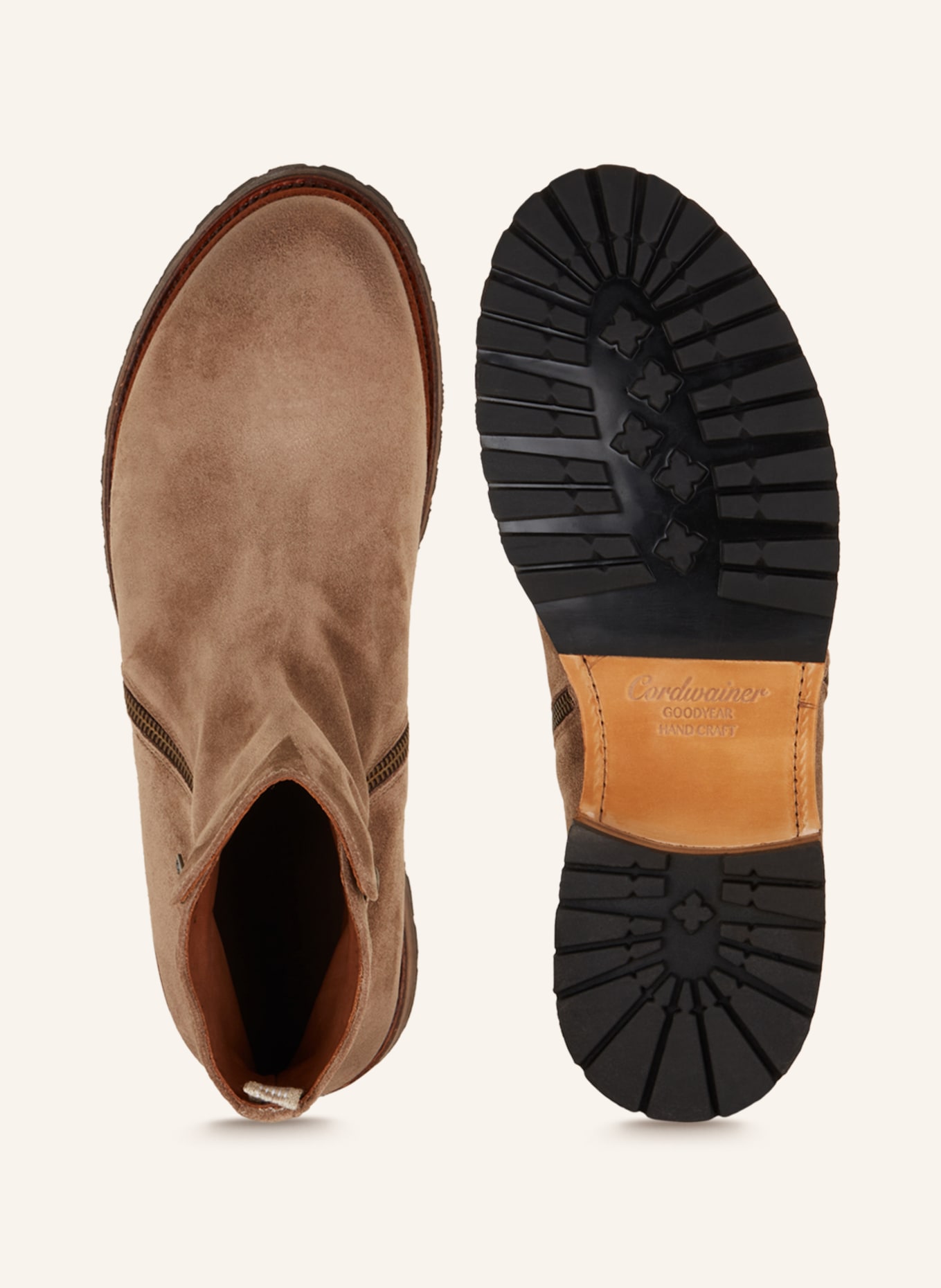 Cordwainer Chelsea-Boots, Farbe: HELLBRAUN (Bild 6)