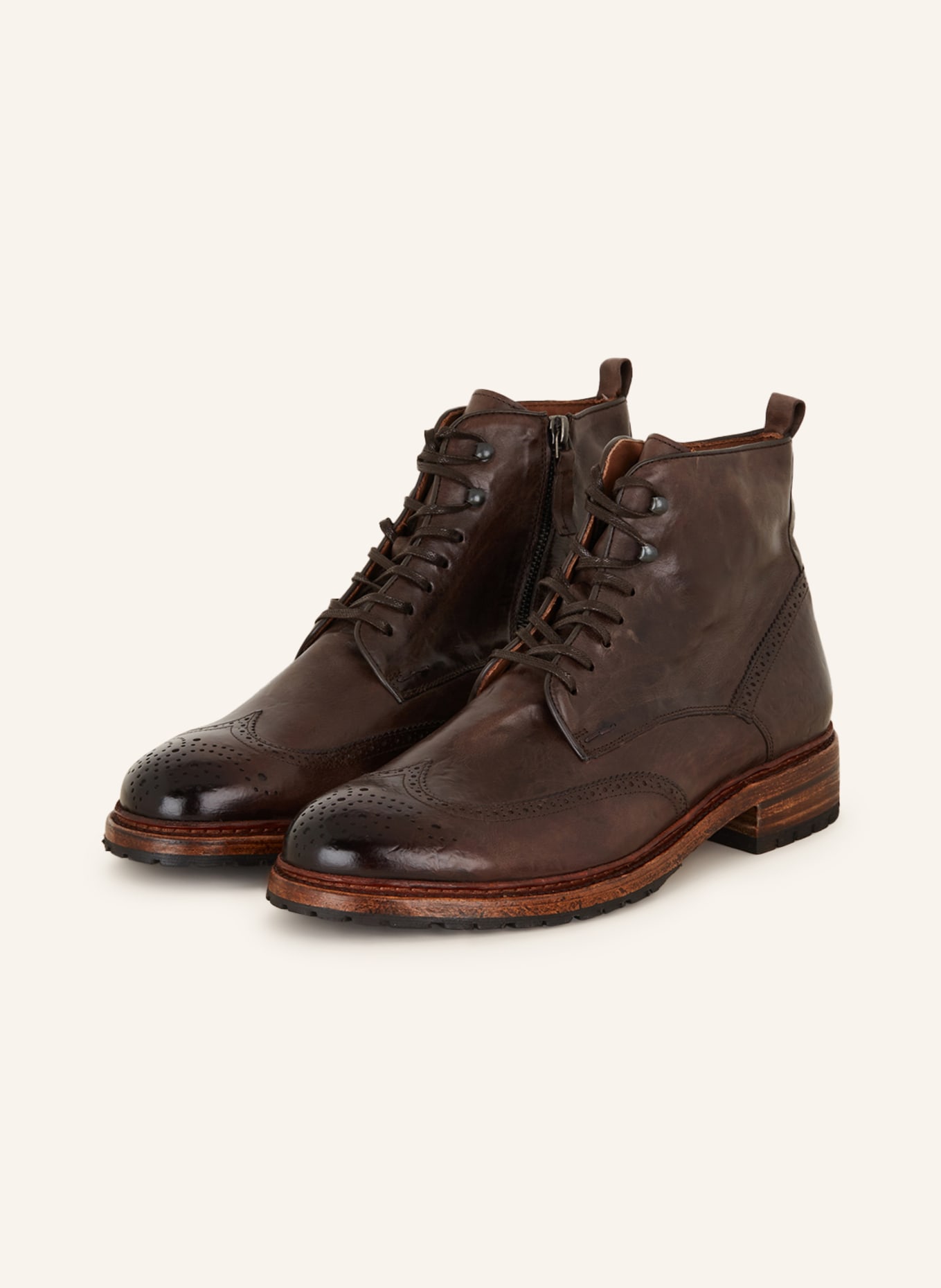 Cordwainer Lace-up boots LACE UP, Color: BROWN (Image 1)