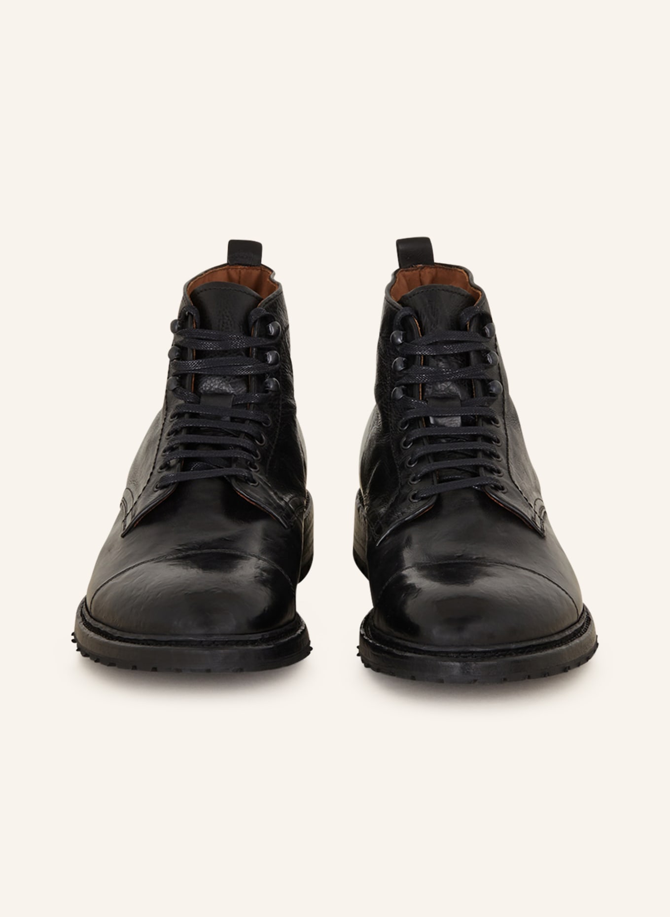 Cordwainer Lace-up boots, Color: BLACK (Image 3)