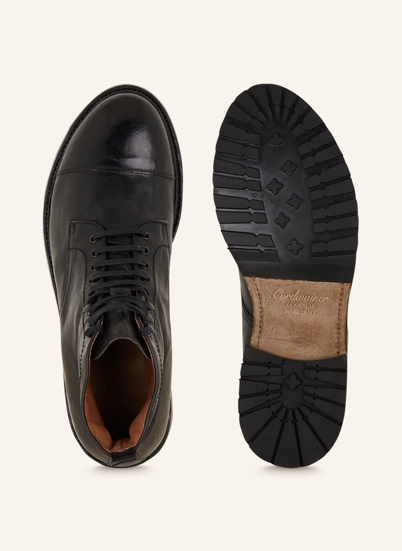 Cordwainer Lace-up boots, Color: BLACK (Image 5)