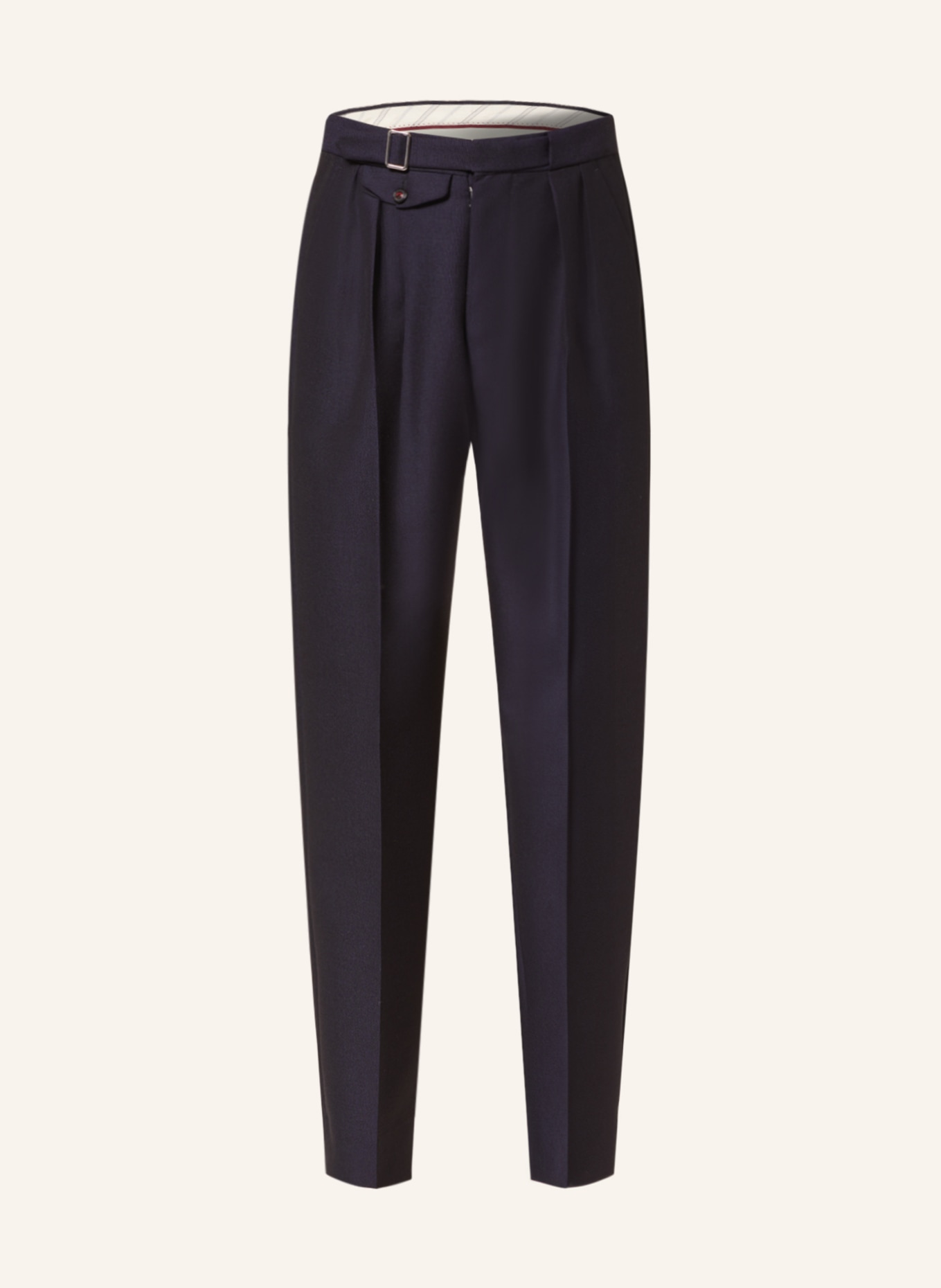 Maison Margiela Regular fit trousers with mohair, Color: 524 NAVY (Image 1)