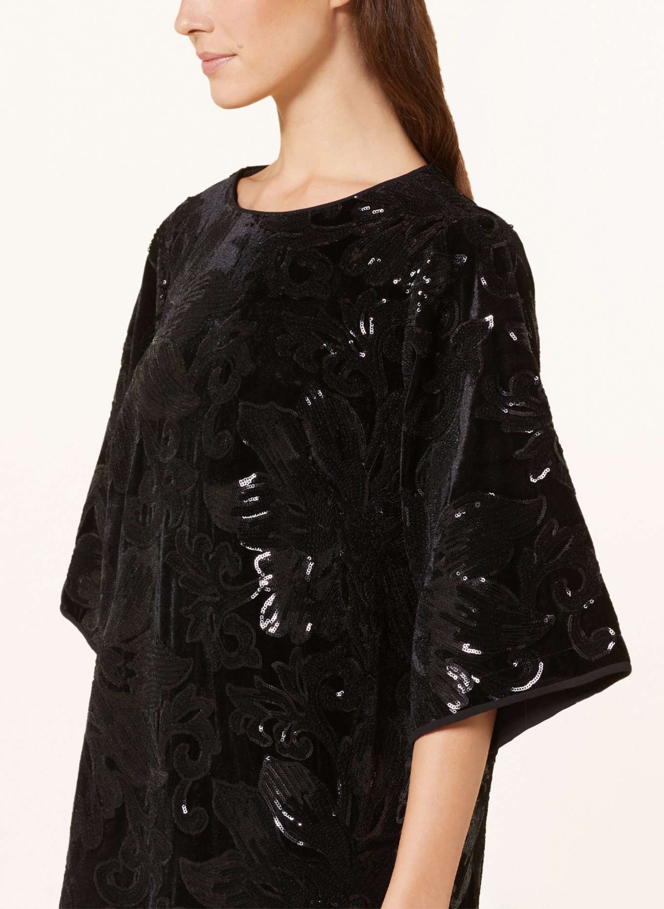 MOS MOSH Dress MMFANNI with sequins, Color: BLACK (Image 4)