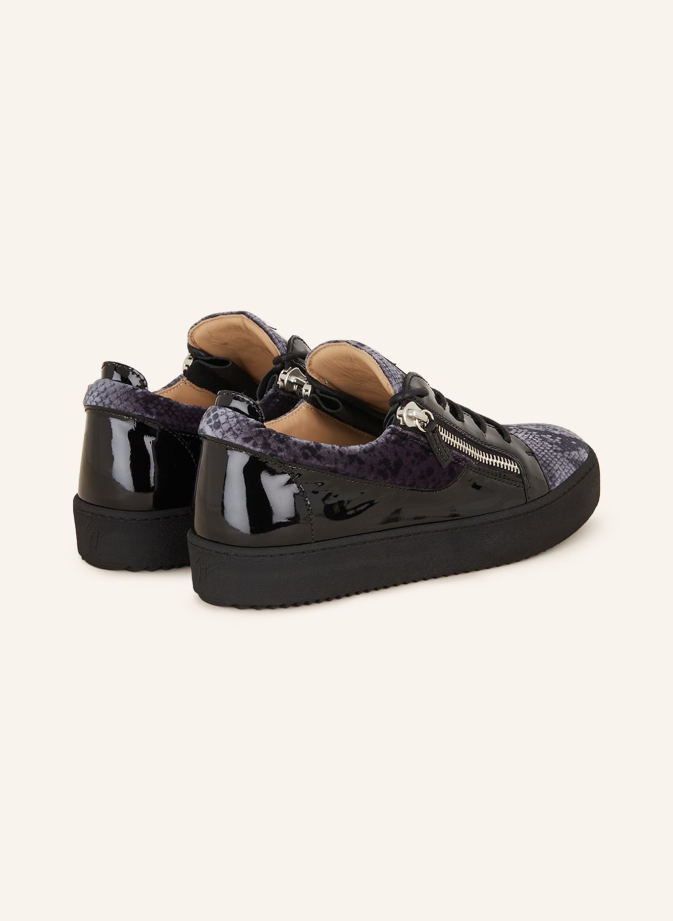 GIUSEPPE ZANOTTI DESIGN Sneaker FRANKIE in schwarz/ dunkelgrau