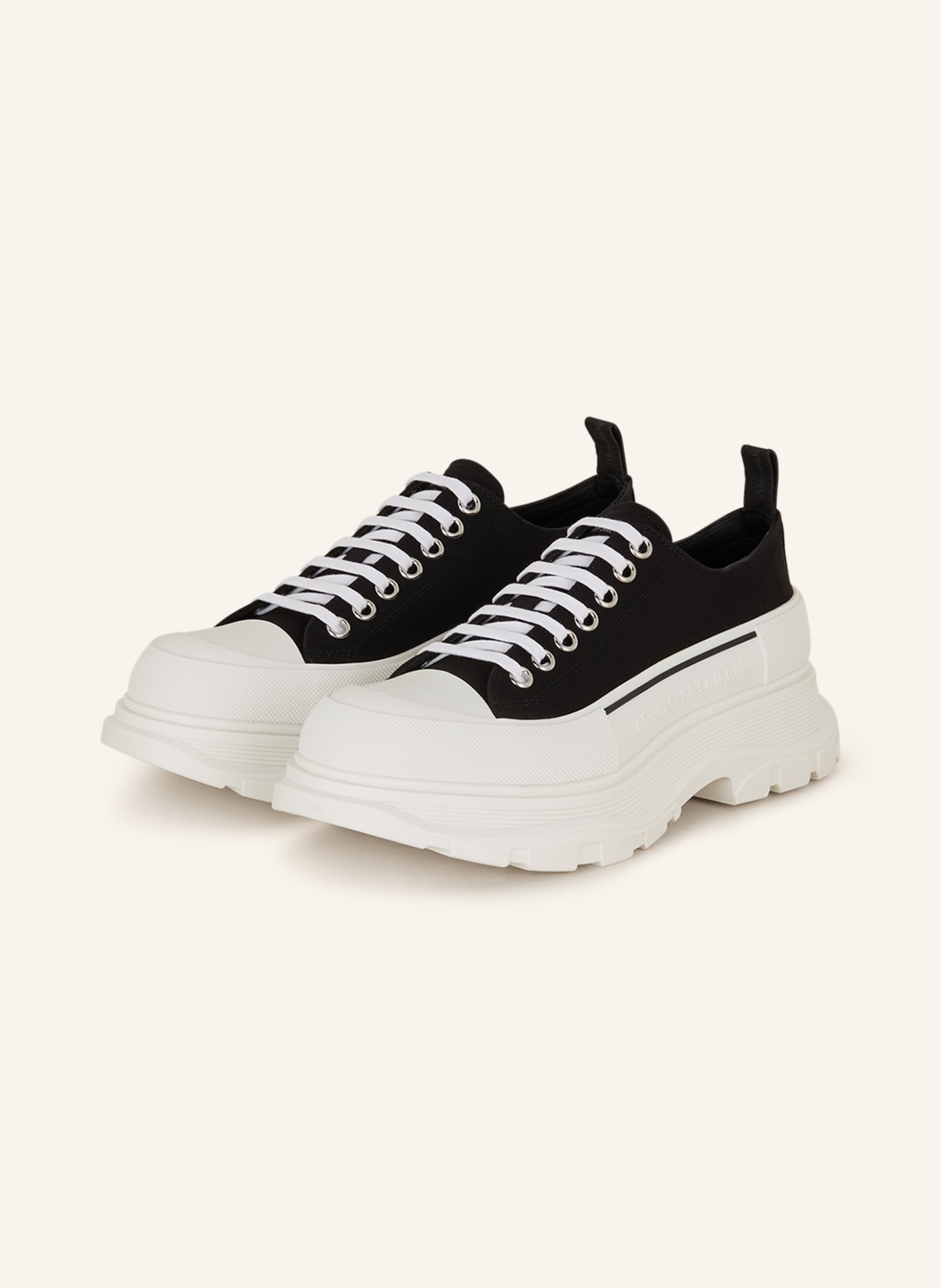 Alexander McQUEEN Sneakers TREADSLICK, Color: BLACK/ WHITE (Image 1)