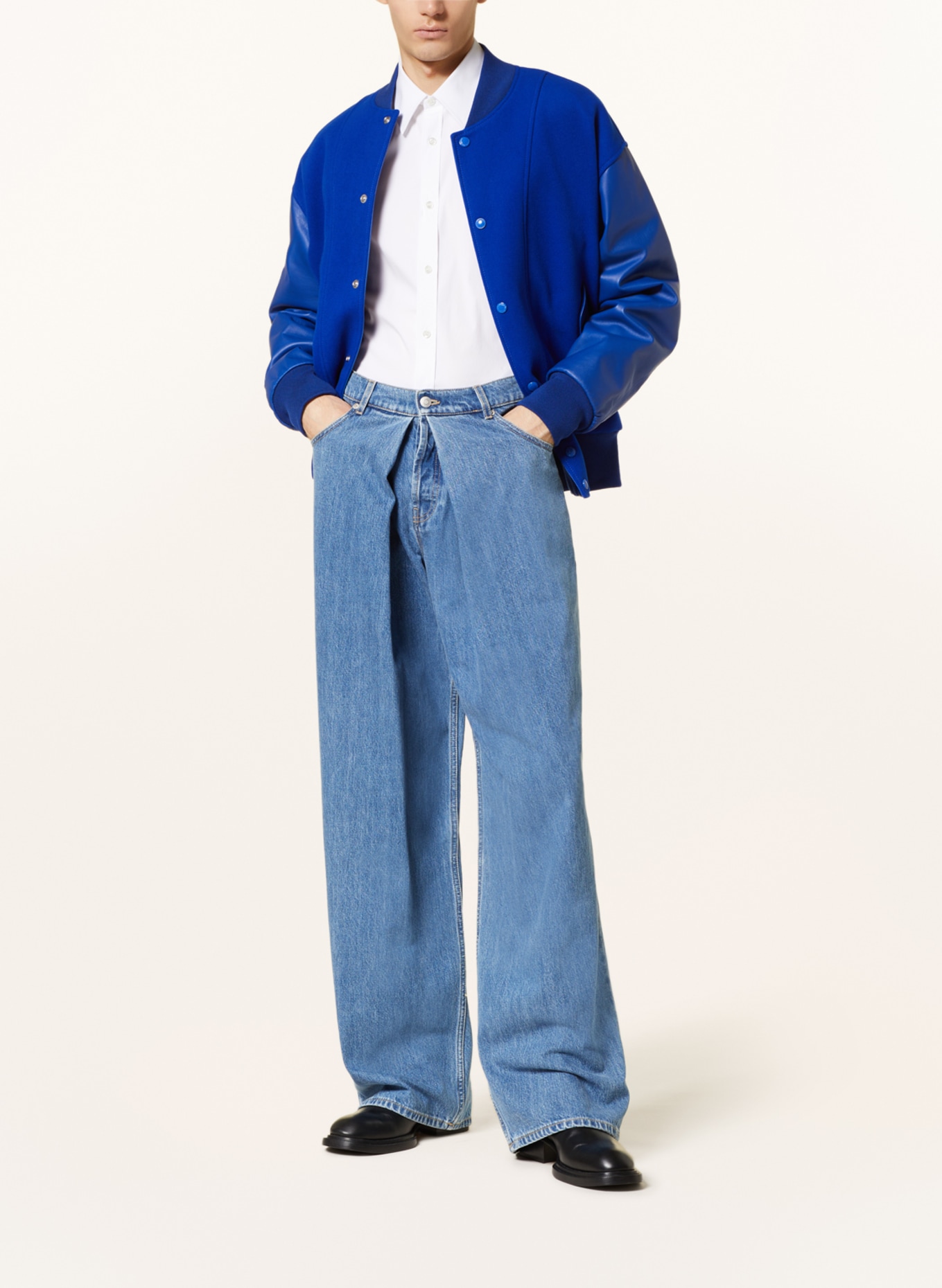 Alexander McQUEEN Jeans Regular Fit, Farbe: 4001 BLUE WASHED (Bild 2)