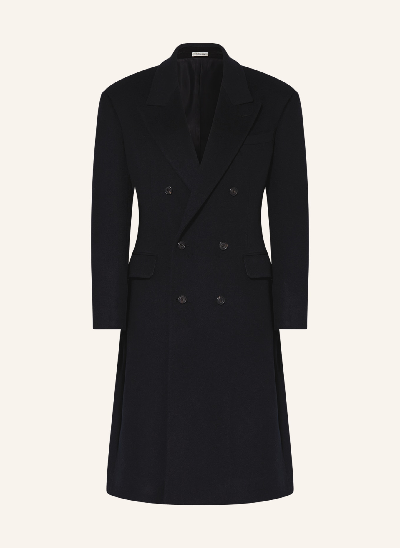 Alexander McQUEEN Cashmere coat, Color: BLACK (Image 1)