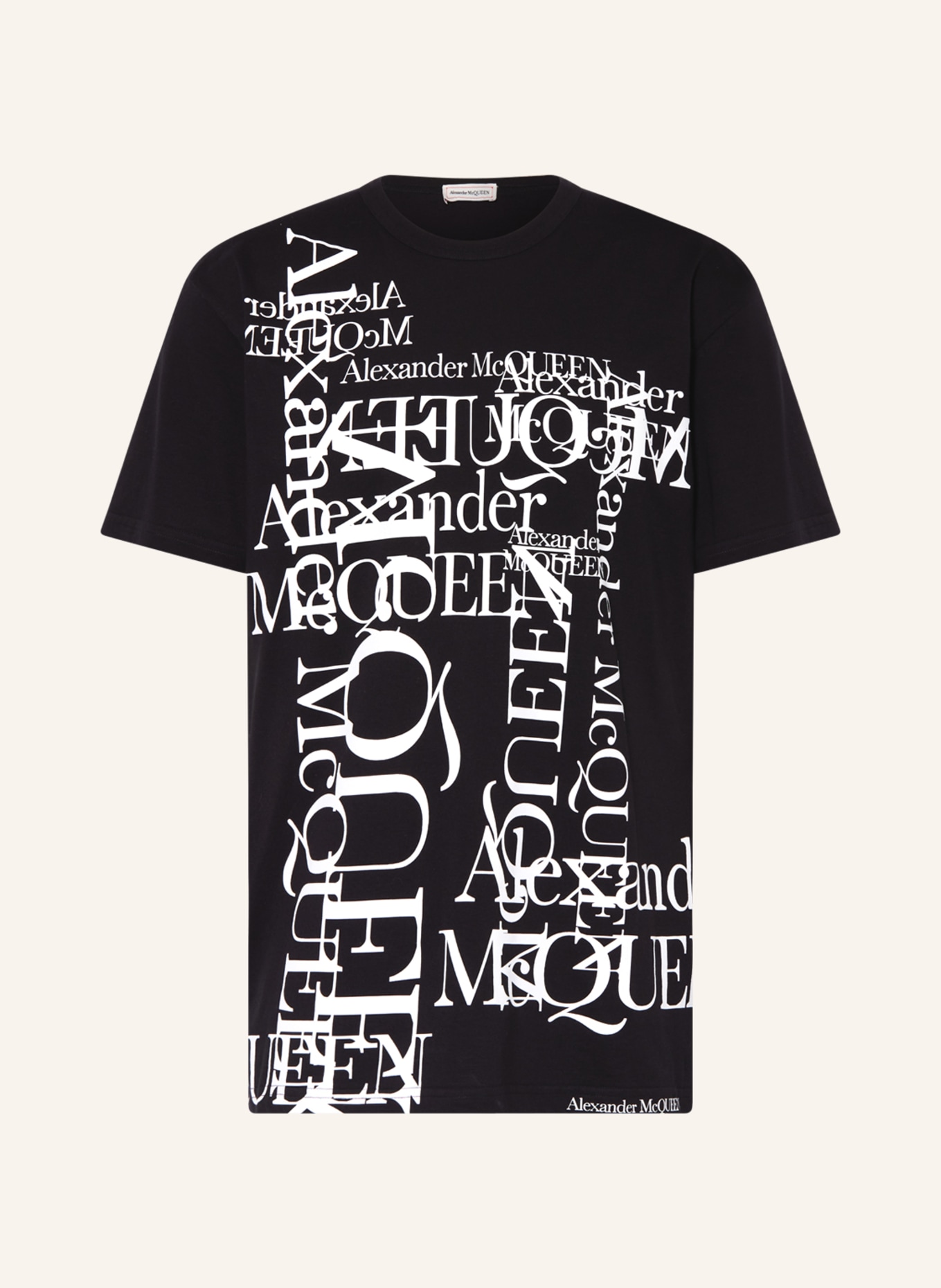 Alexander McQUEEN T-shirt, Color: BLACK/ WHITE (Image 1)