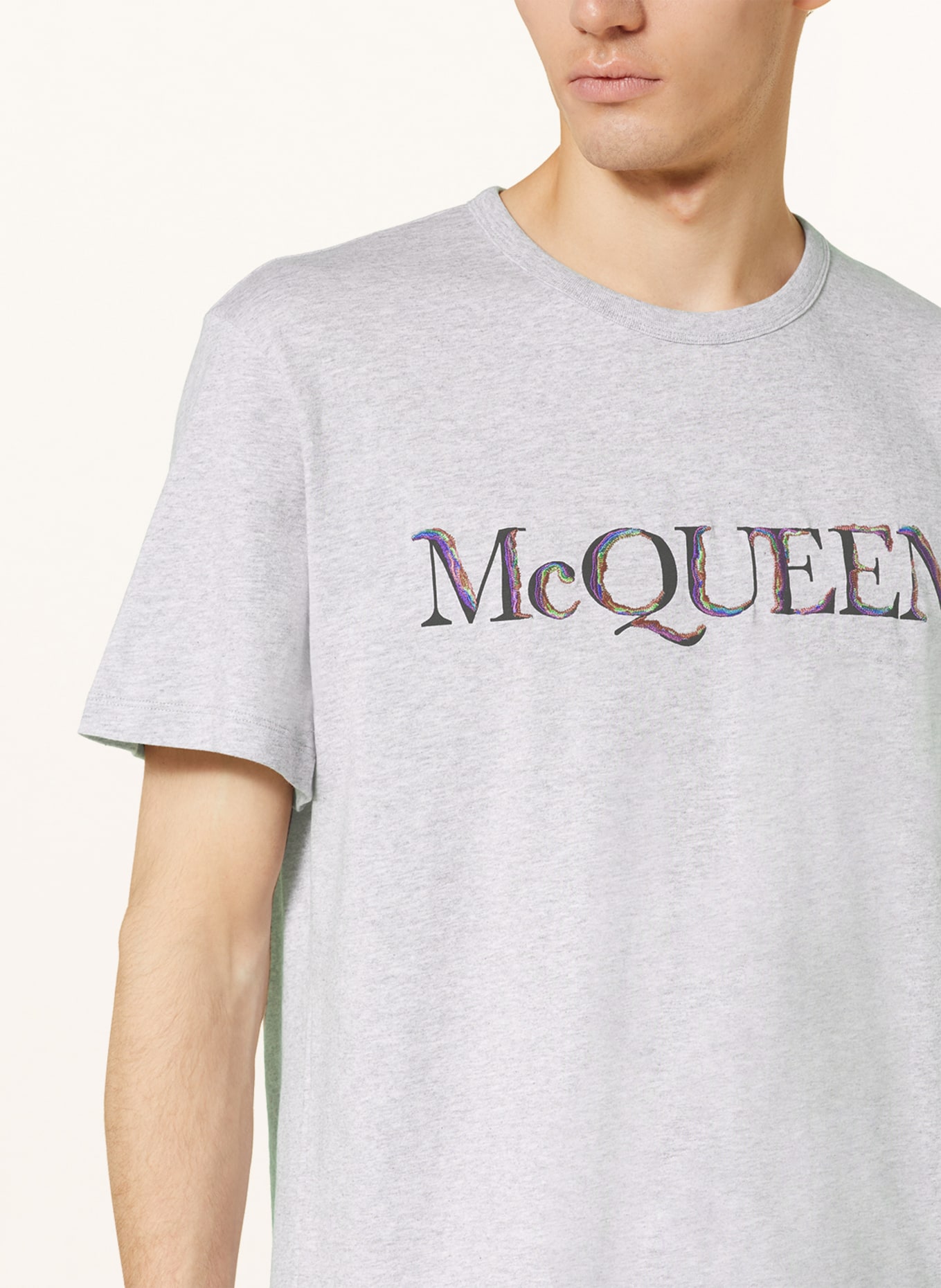 Alexander McQUEEN T-shirt, Kolor: SZARY (Obrazek 4)
