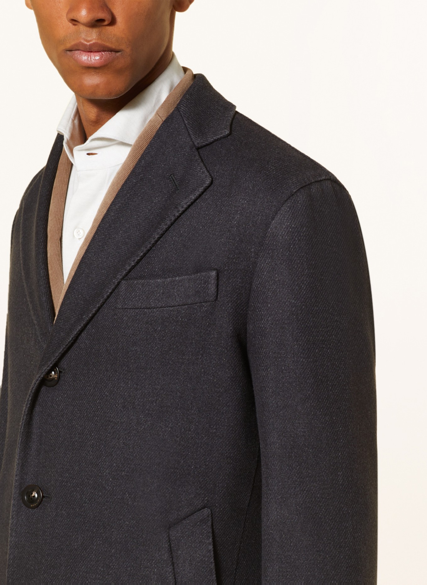 BOGLIOLI Wool coat, Color: DARK GRAY (Image 4)