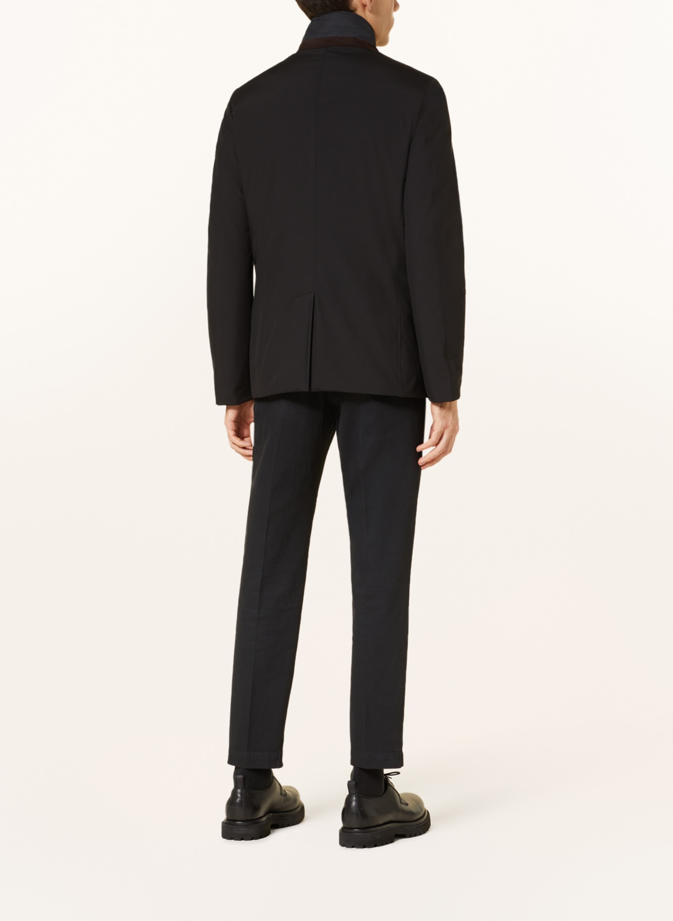 MOORER Down jacket NOBILE with detachable trim, Color: BLACK (Image 3)