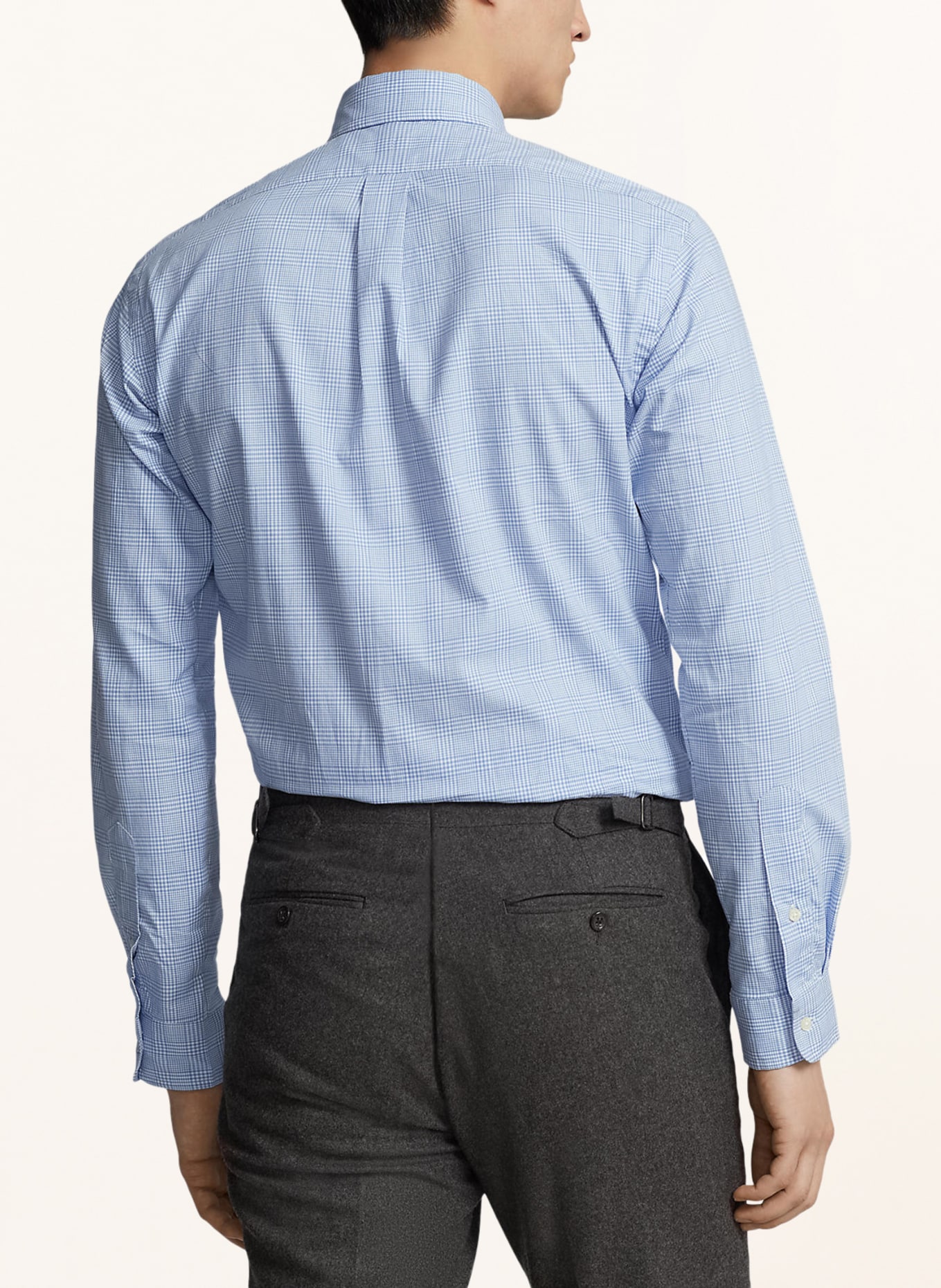 POLO RALPH LAUREN Shirt custom fit, Color: WHITE/ LIGHT BLUE (Image 3)