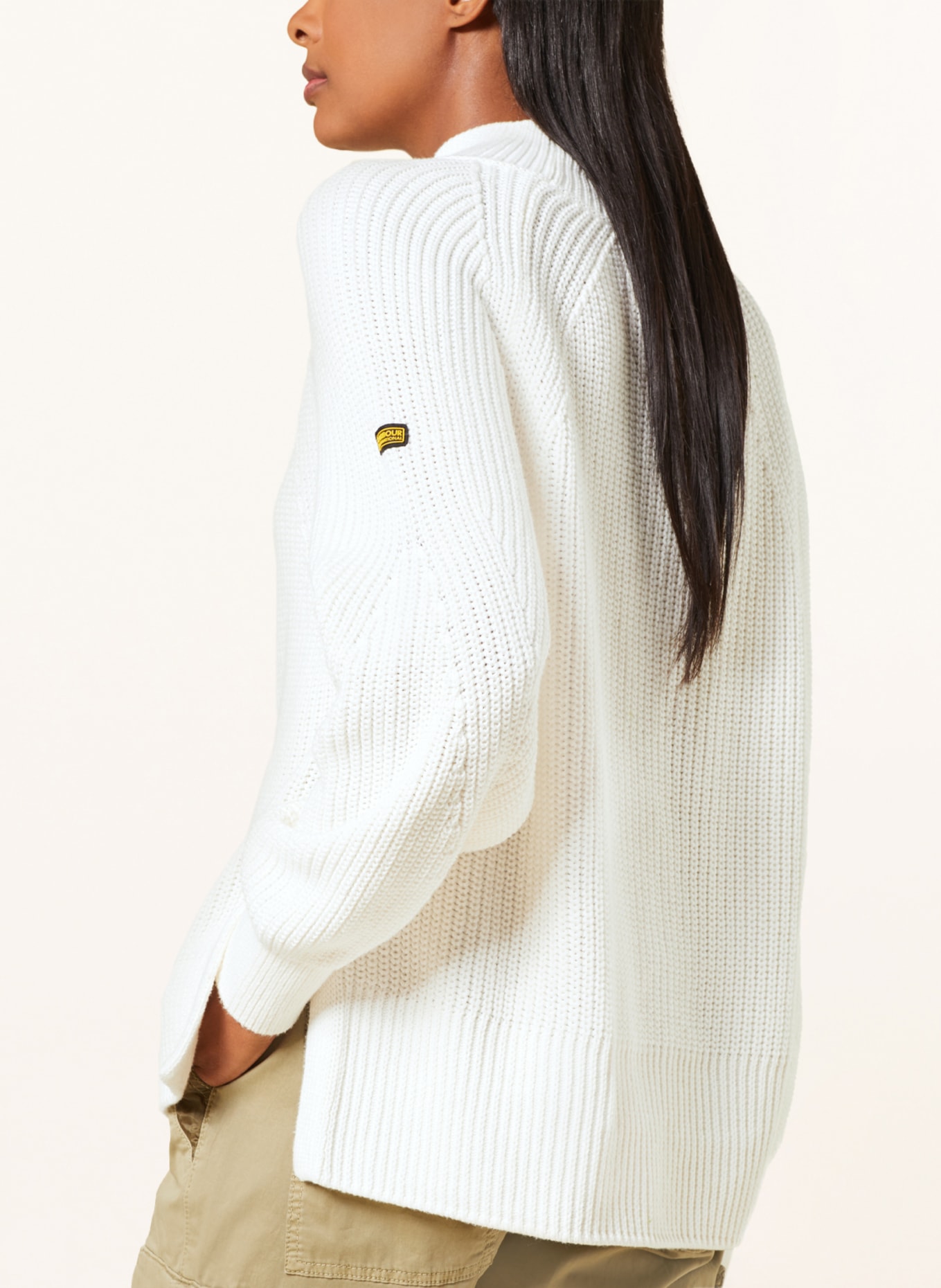 BARBOUR INTERNATIONAL Sweater, Color: ECRU (Image 4)