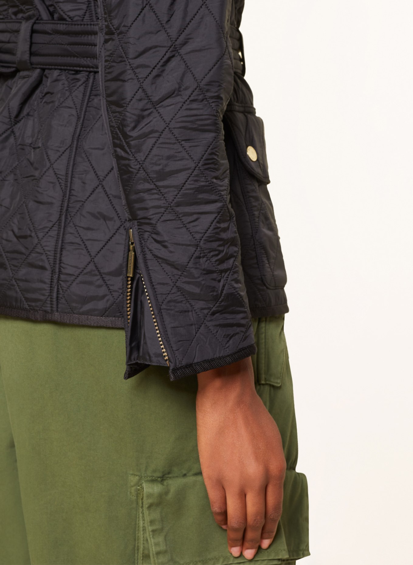 BARBOUR INTERNATIONAL Quilted jacket POLARQUILT, Color: BLACK (Image 5)