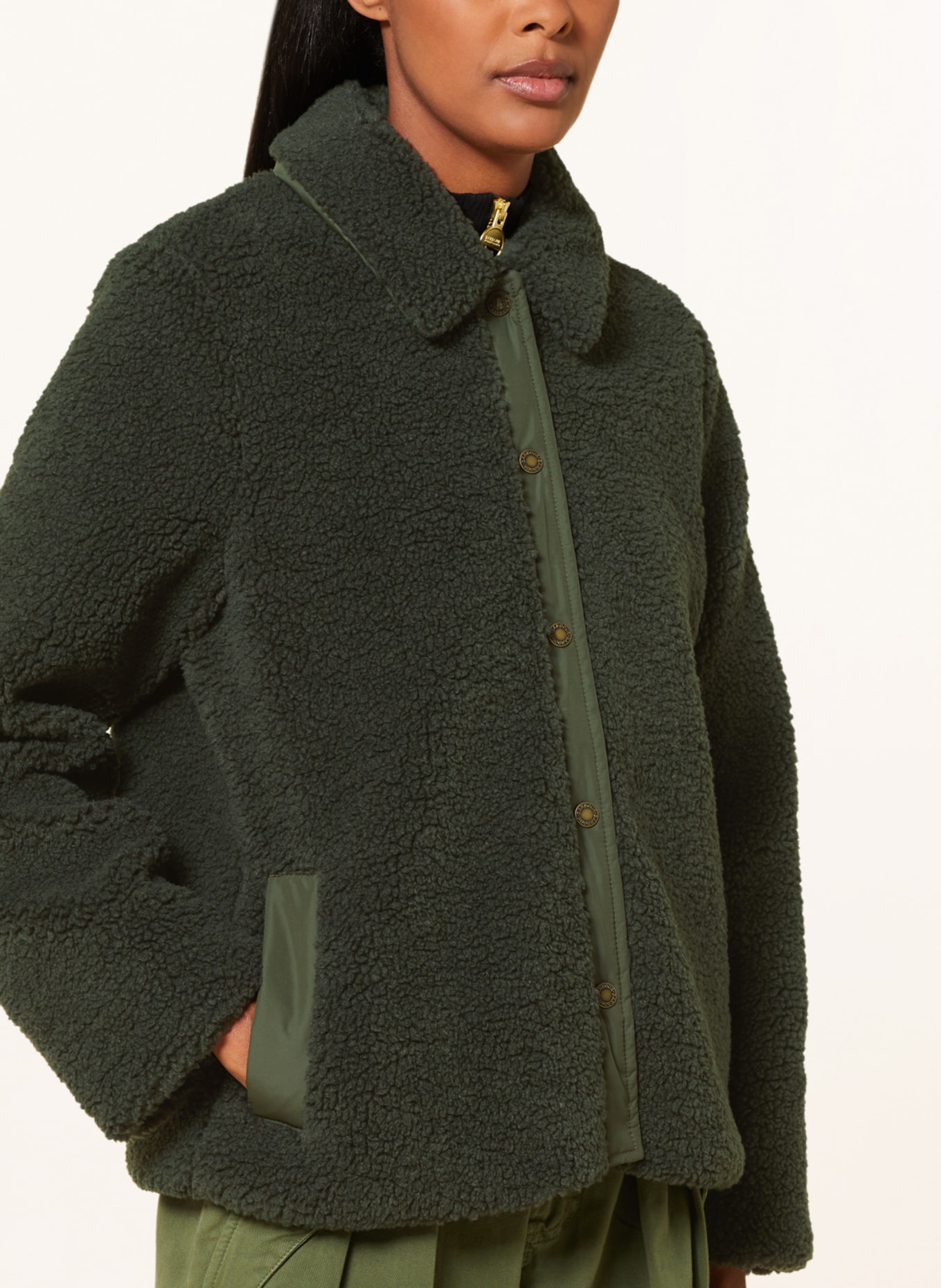 Barbour Teddy jacket LUNDY, Color: KHAKI (Image 4)