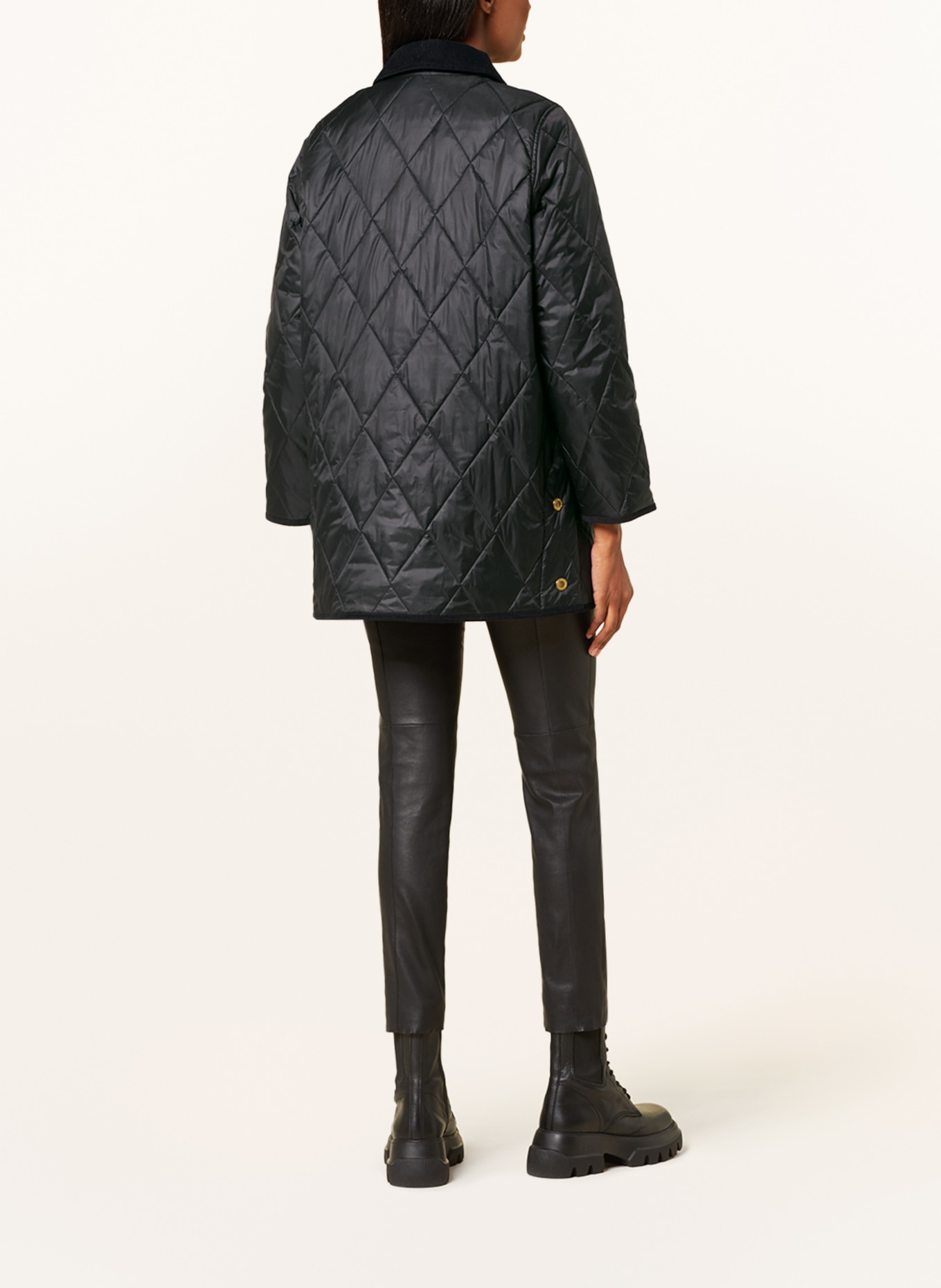 Barbour Quilted jacket HIGHCLIFFE, Color: BLACK (Image 3)