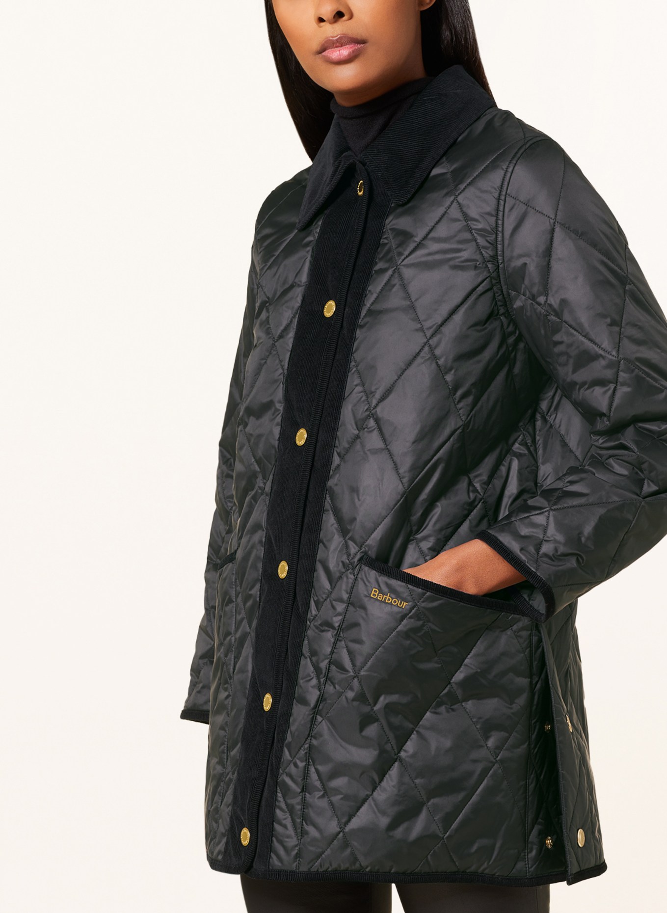 Barbour Quilted jacket HIGHCLIFFE, Color: BLACK (Image 4)