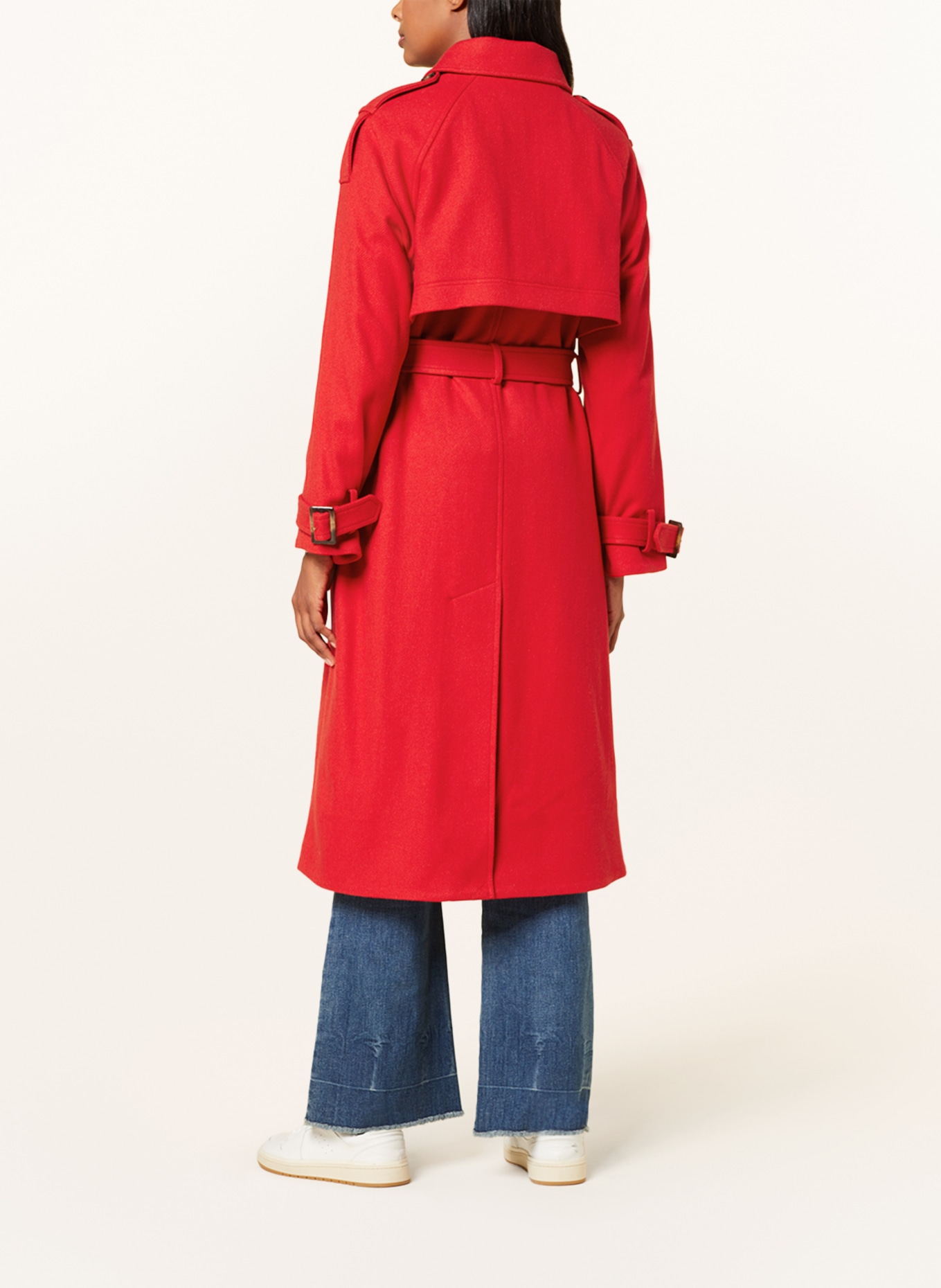 Barbour Wool coat ALBERTA, Color: RED (Image 3)