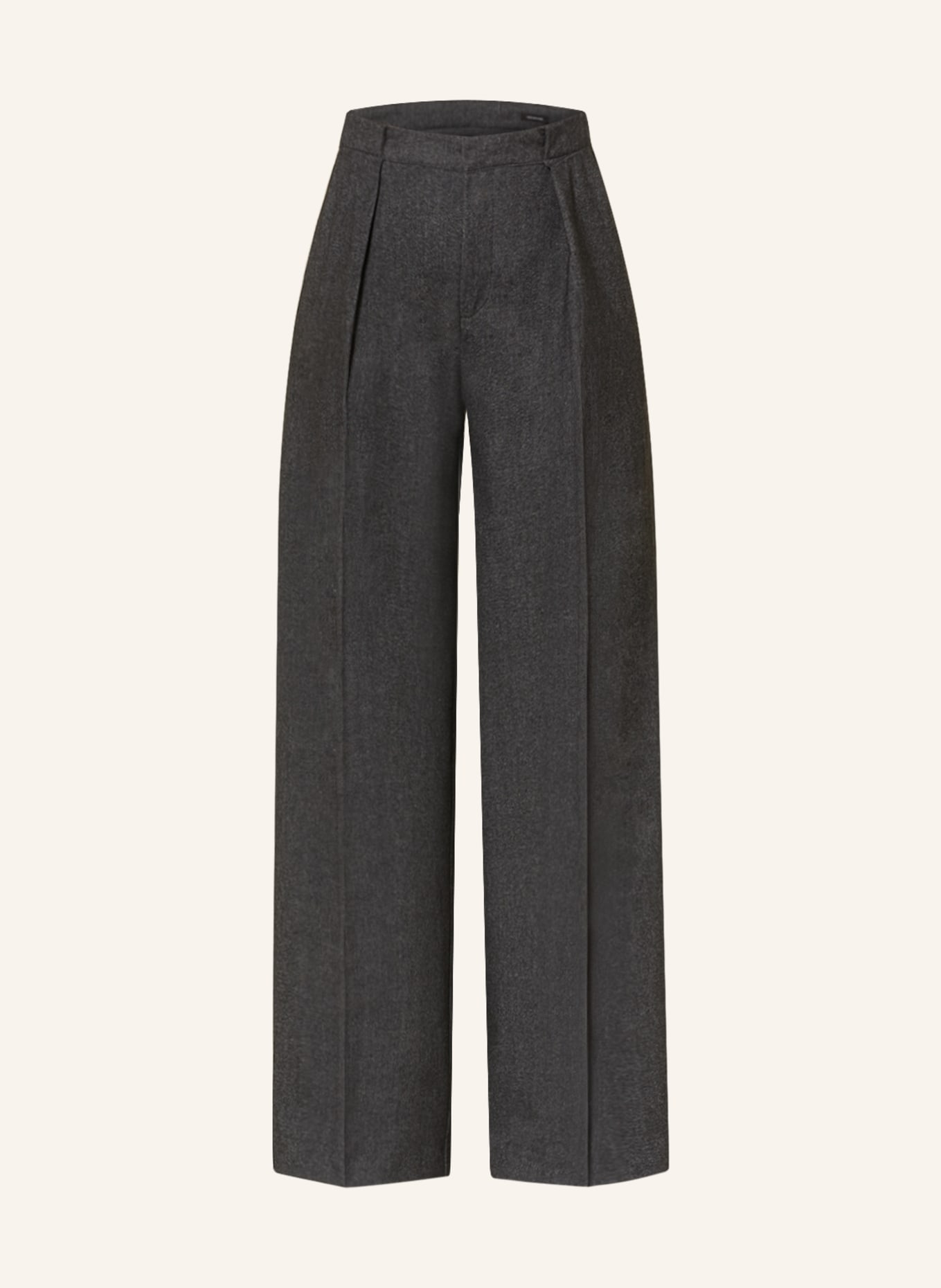 MAC Wide leg trousers WIDELEG, Color: DARK GRAY (Image 1)