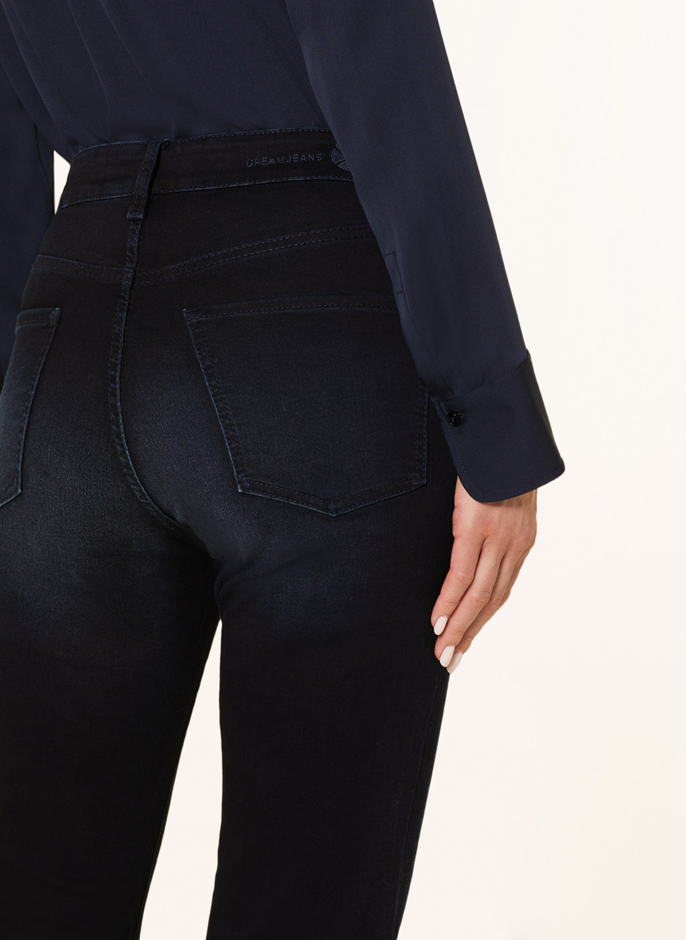 MAC Flared Jeans DREAM KICK, Farbe: D896 blue overdyed black (Bild 5)