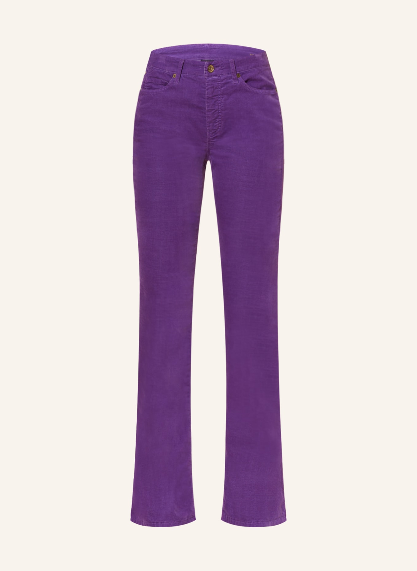 MAC Spodnie z aksamitu BOOT, Kolor: LILA (Obrazek 1)