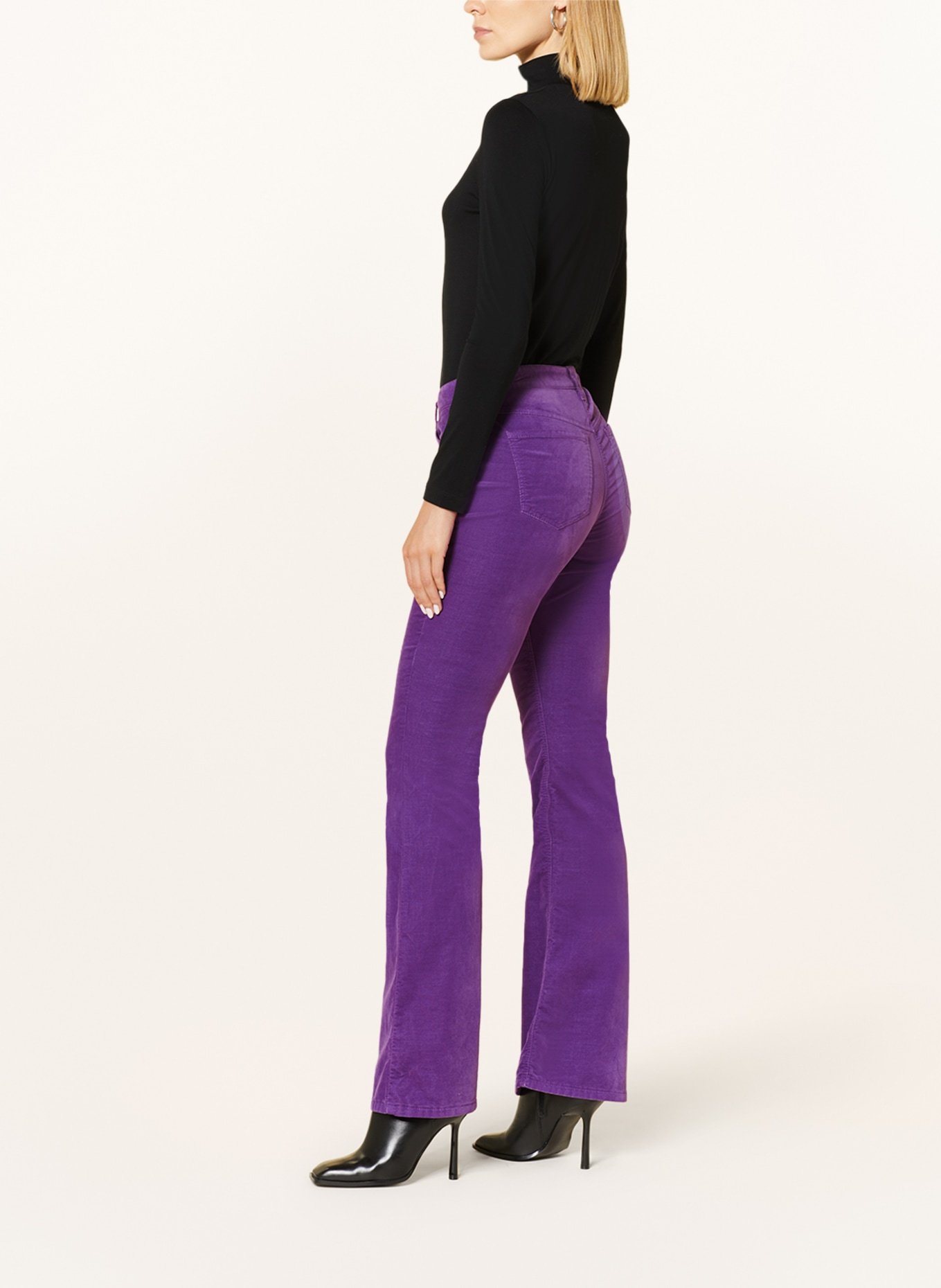 MAC Sametové kalhoty BOOT, Barva: FIALOVÁ (Obrázek 4)
