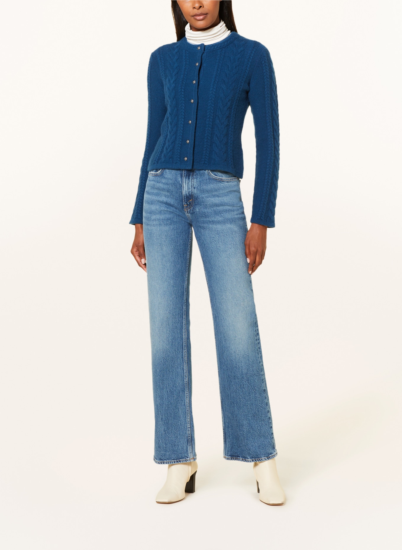 Johann & Johanna Knit cardigan: TEAL