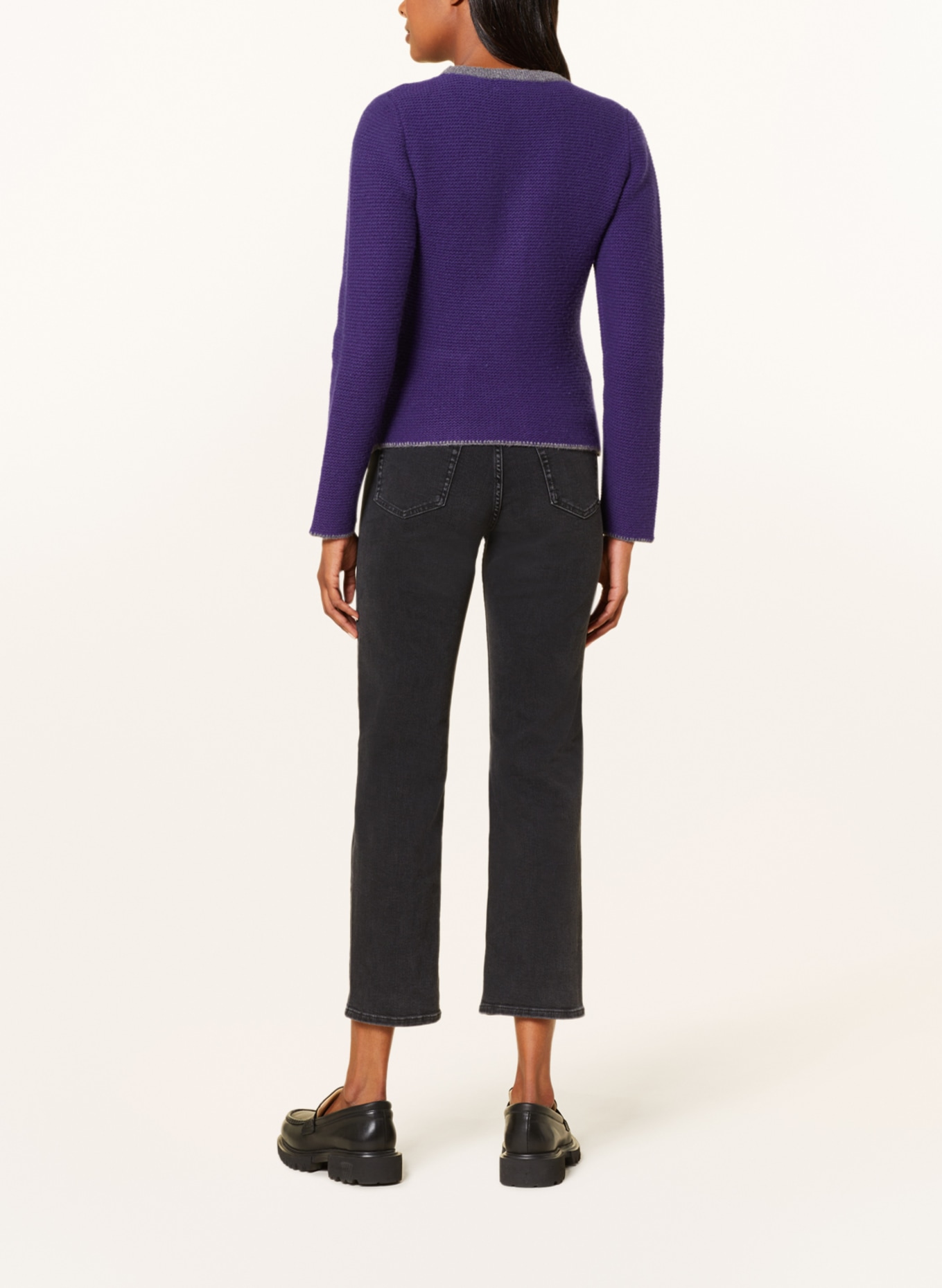 Johann & Johanna Knit cardigan, Color: PURPLE (Image 3)
