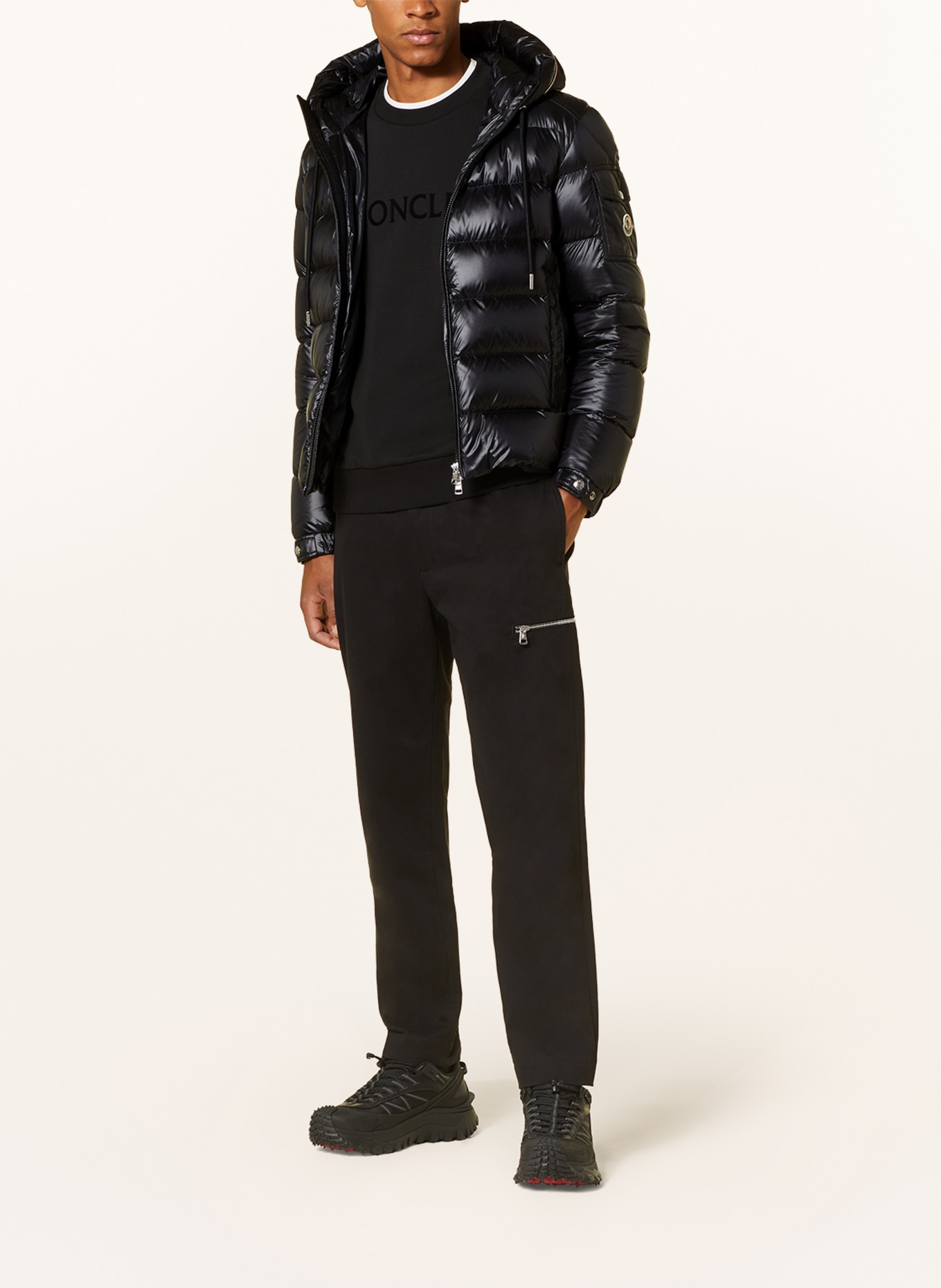 MONCLER Down jacket PAVIN, Color: BLACK (Image 2)