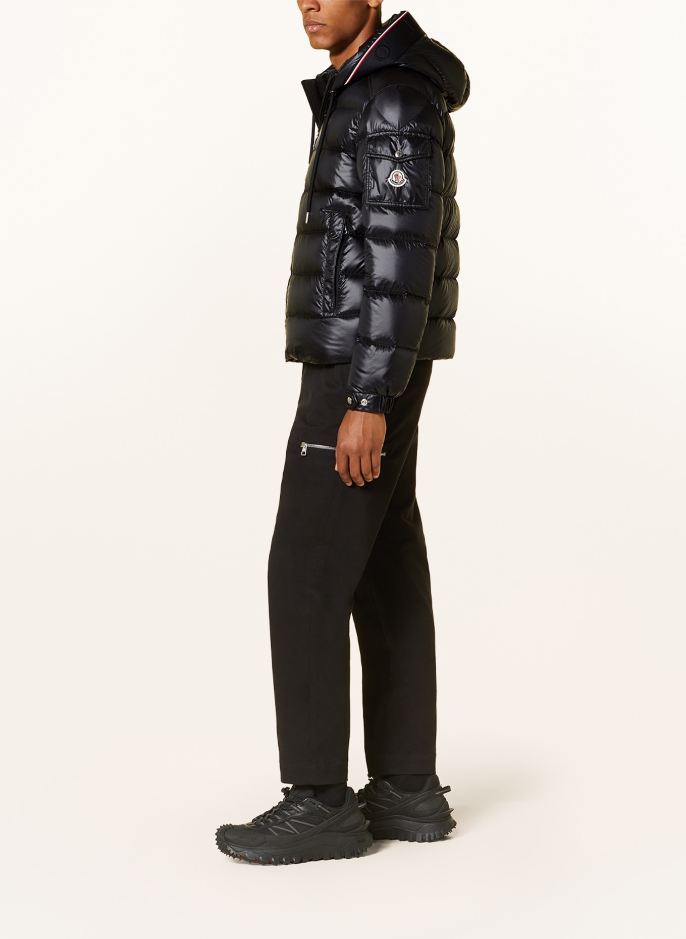 MONCLER Down jacket PAVIN, Color: BLACK (Image 4)