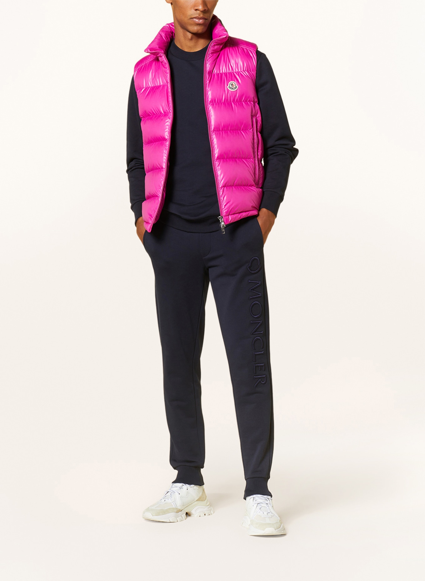 MONCLER Down vest OUSE, Color: PINK (Image 2)