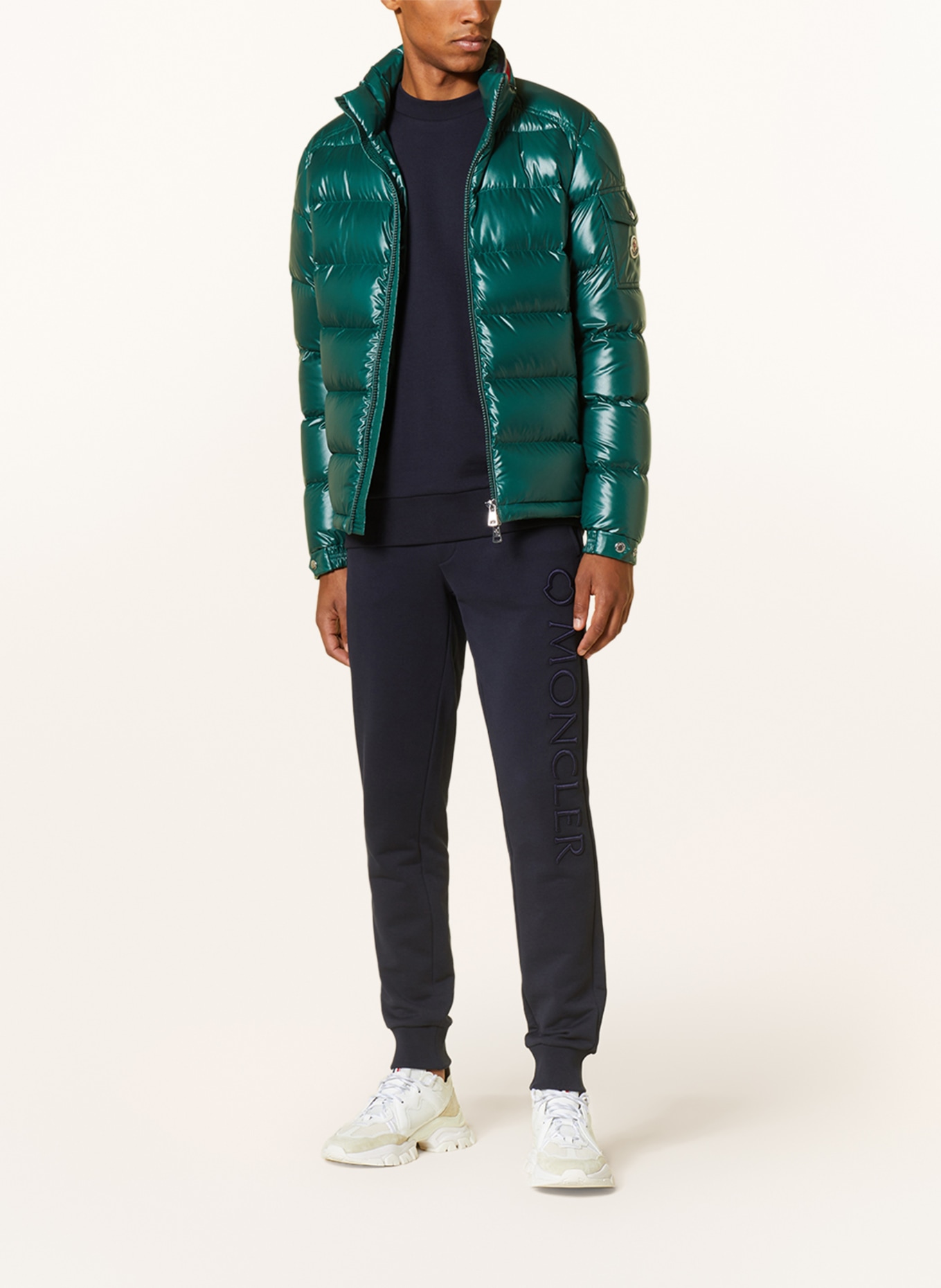 MONCLER Down jacket BOURNE, Color: DARK GREEN (Image 2)