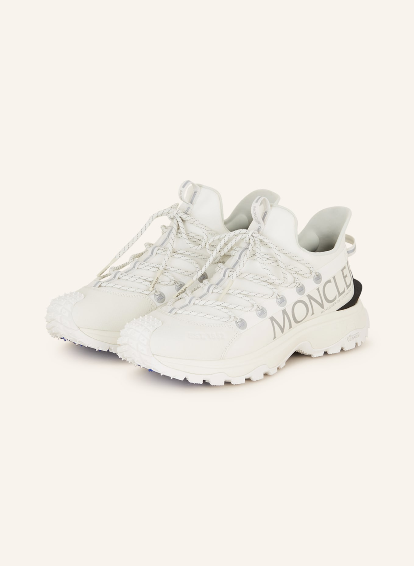 MONCLER Sneakers TRAILGRIP LITE2, Color: WHITE/ SILVER/ BLACK (Image 1)