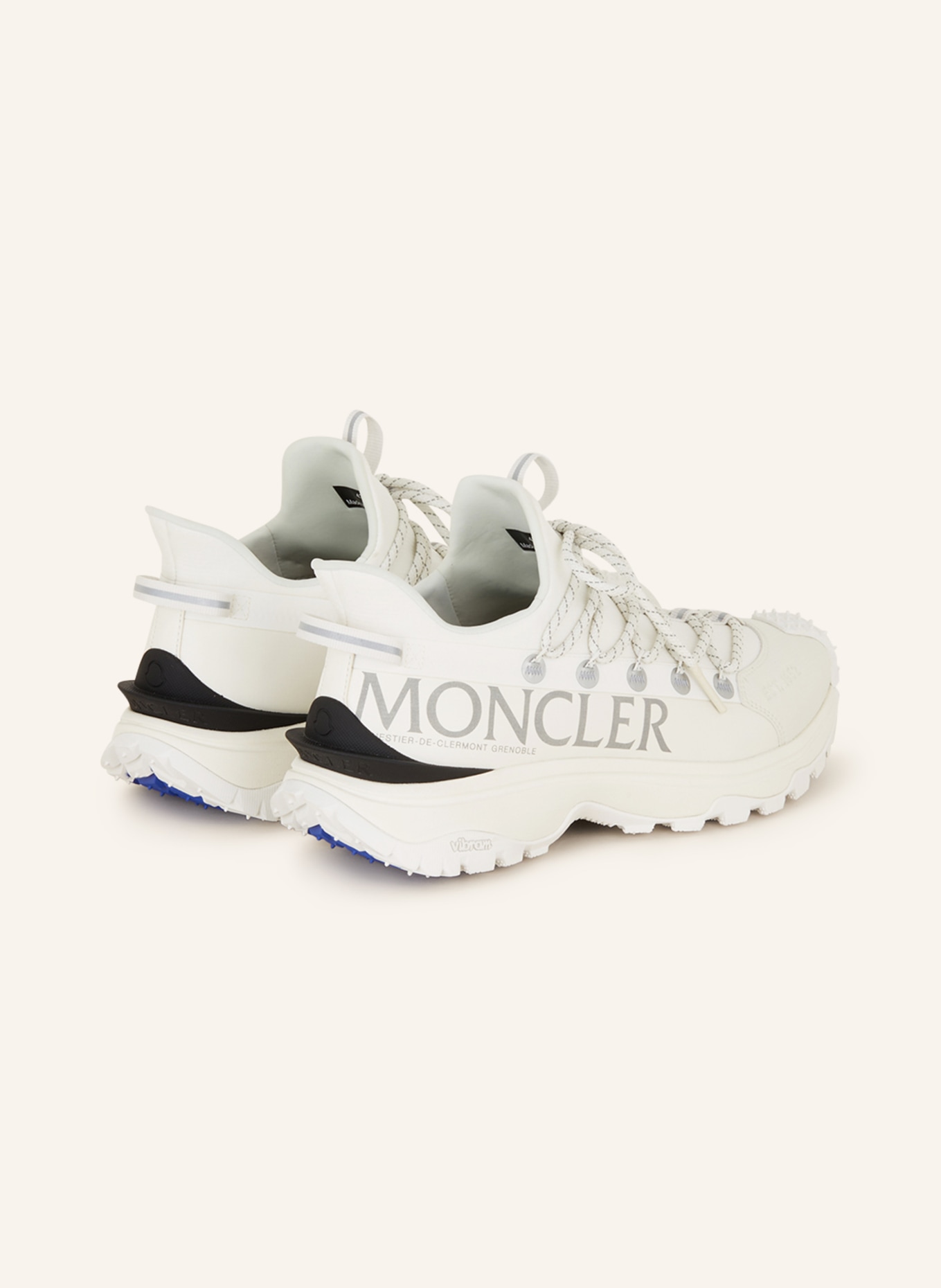 MONCLER Sneaker TRAILGRIP LITE2, Farbe: WEISS/ SILBER/ SCHWARZ (Bild 2)