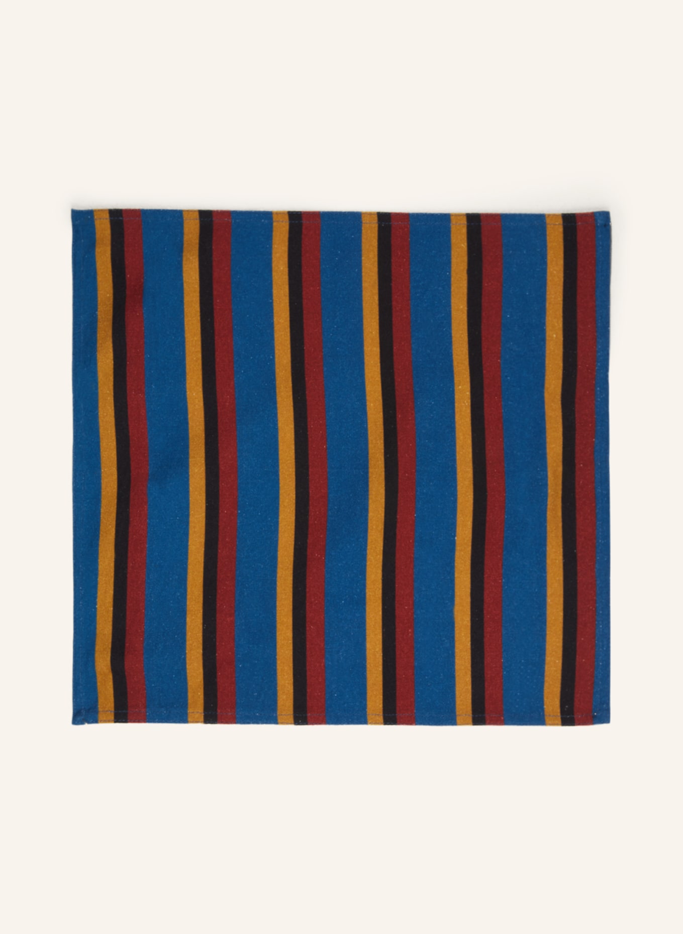 Les Ottomans Set of 6 cloth napkins, Color: BLUE/ BLACK/ RED (Image 1)