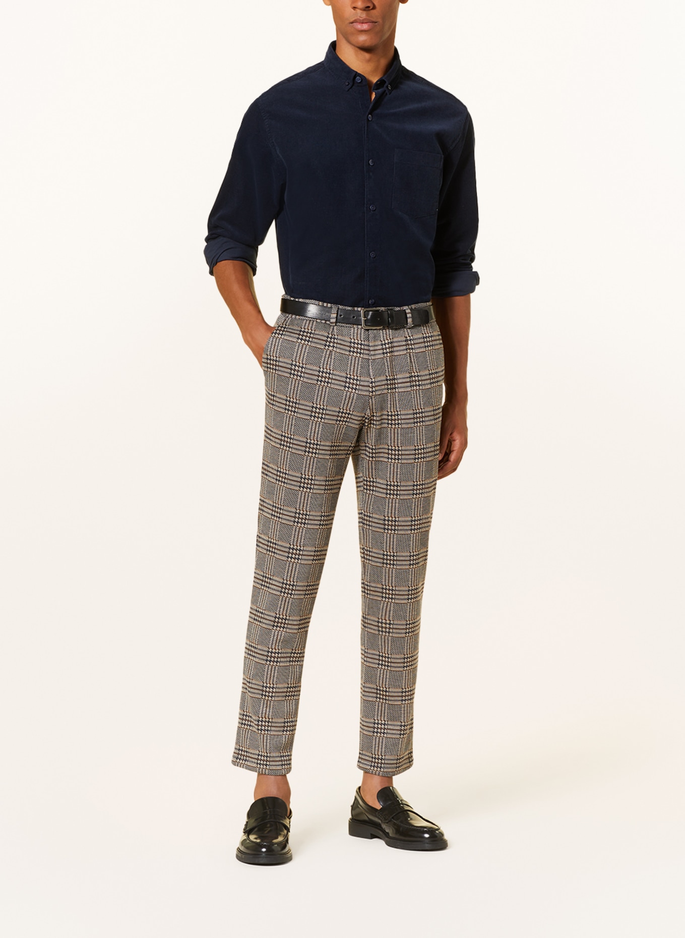 PAUL Anzughose Extra Slim Fit, Farbe: 860 Brown Navy (Bild 3)